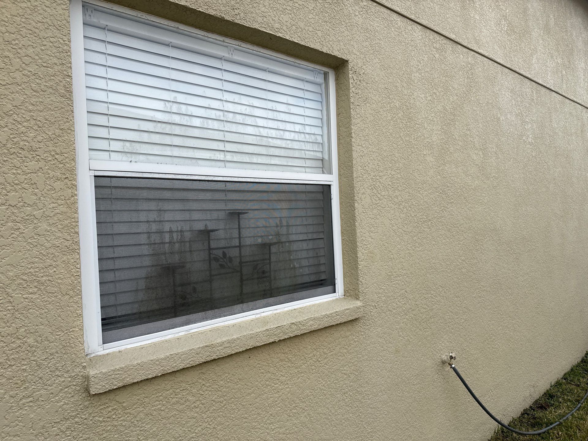 House Wash Removing Heavy Algae Buildup | River Plantation, Parrish FL by Sunshine AquaWash