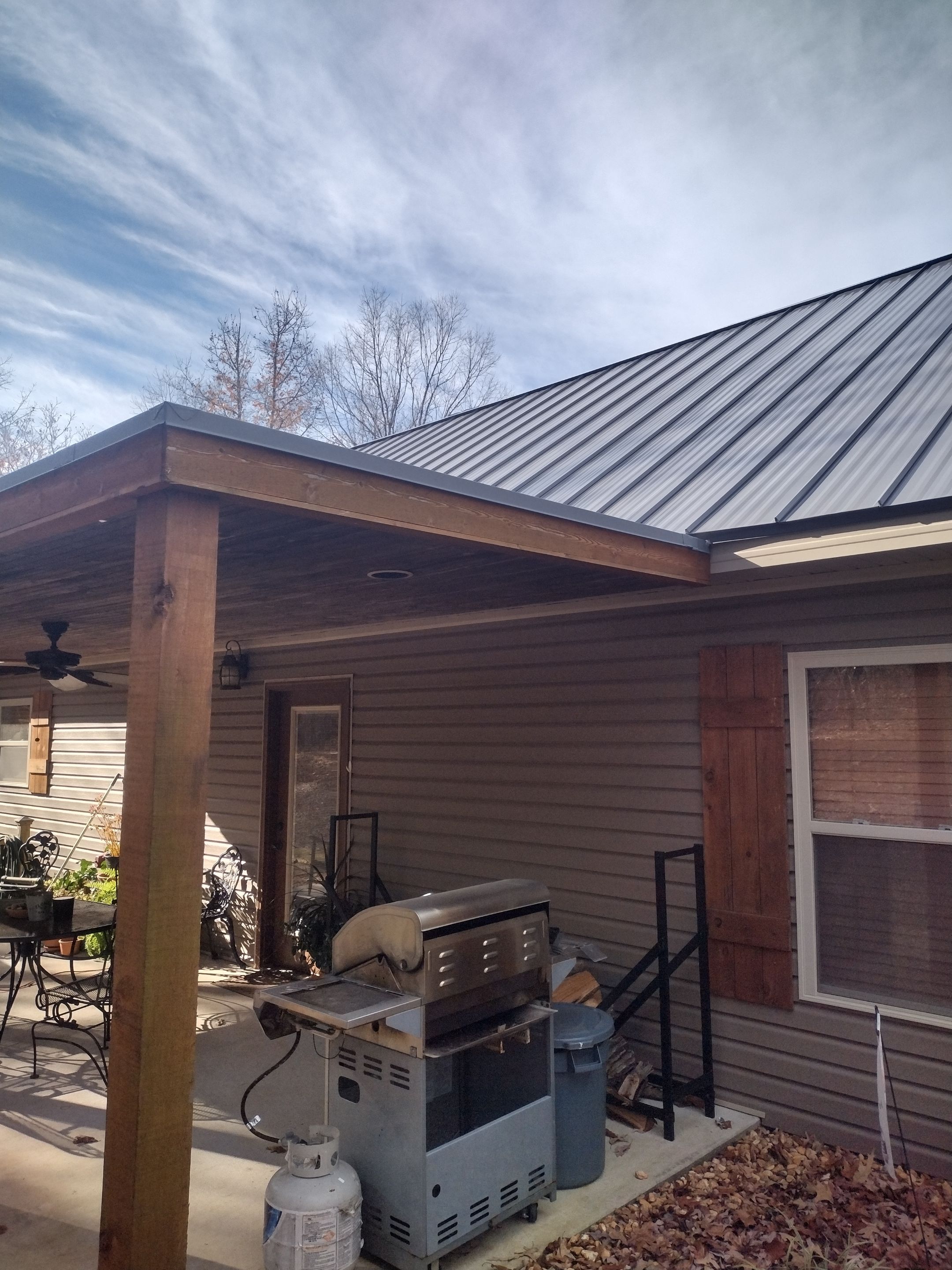 Residential Metal Roof Replacement using Reed's Metals: 26 GA. Standing Seam: Charcoal Grey by Hostetler Roofing