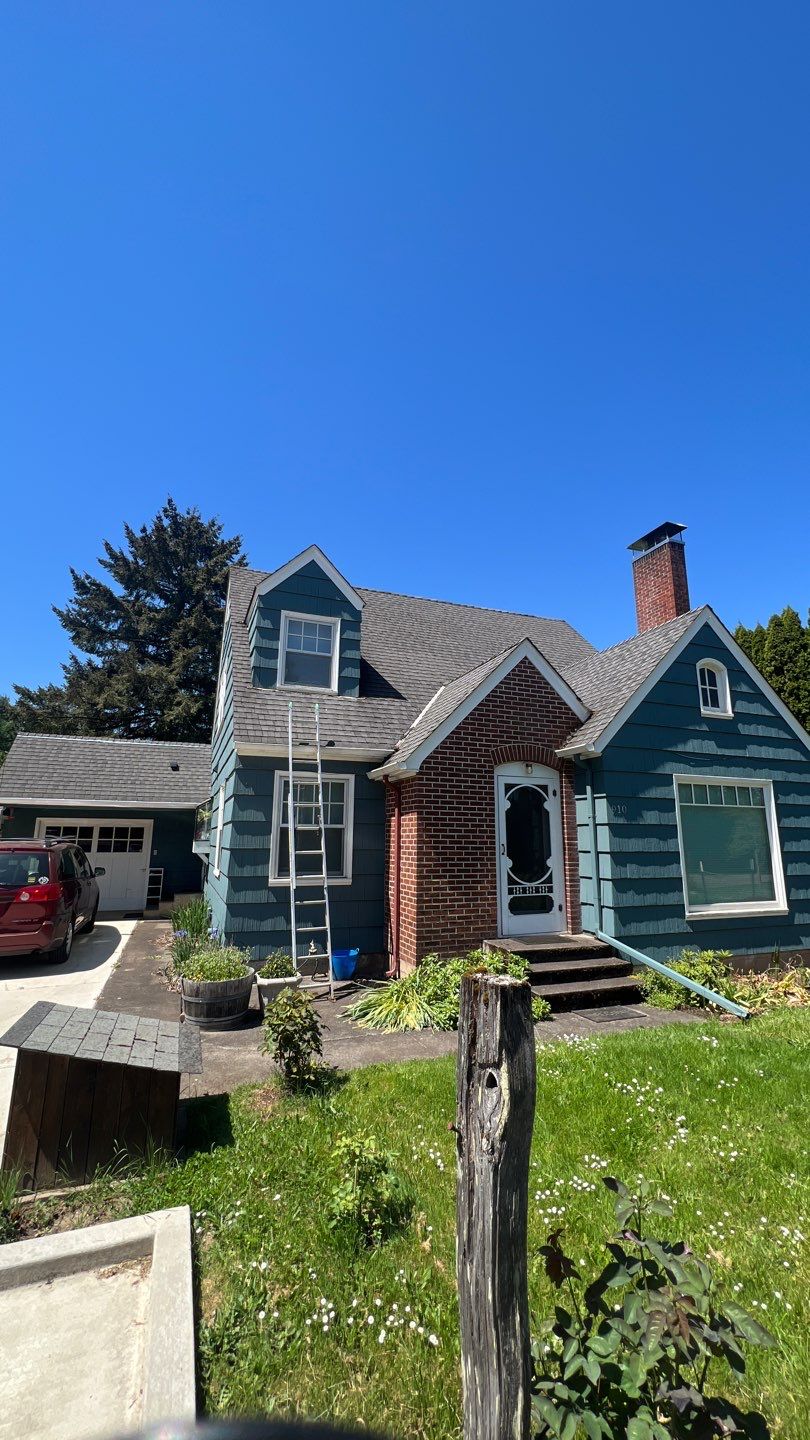 Residential Roofing Installation using IKO Dynasty 30 Year Shingle Color: Frostone Grey by Orezona Building & Roofing Company, Inc.