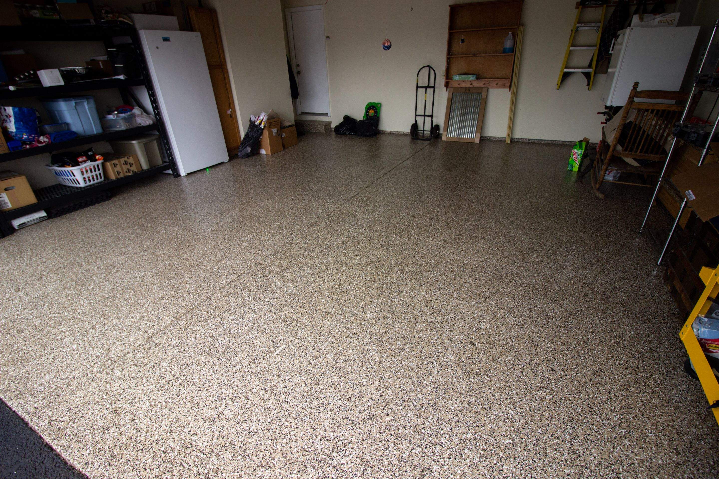 Garage Floor using Desert Sand by Your1DayFloor.com