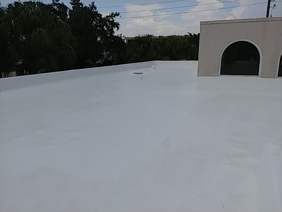Flat Roof Restoration and Reflective Silicone Coating in Pompano Beach by Aastro Roofing