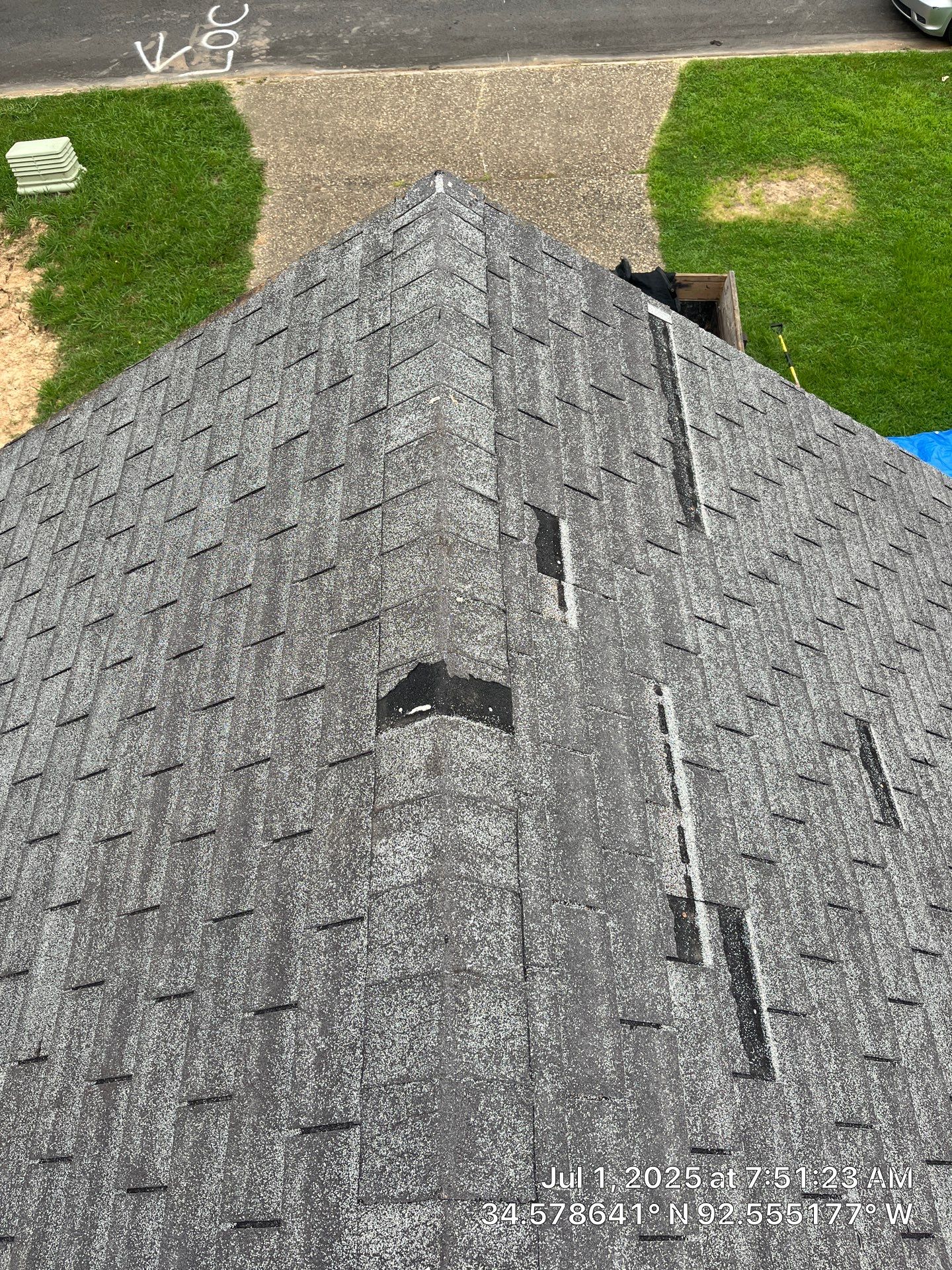 Benton Roof Replacement Featuring GAF Timberline HDZ Shingles by Temple Roofing and Exteriors
