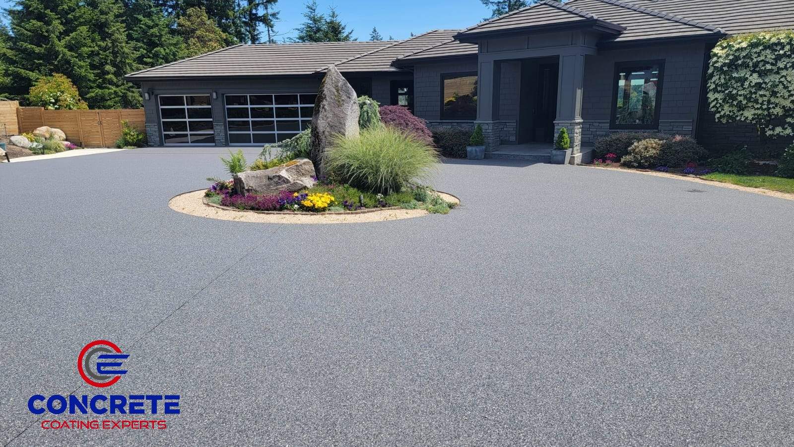 Project in Gig Harbor by Concrete Coating Experts Inc.