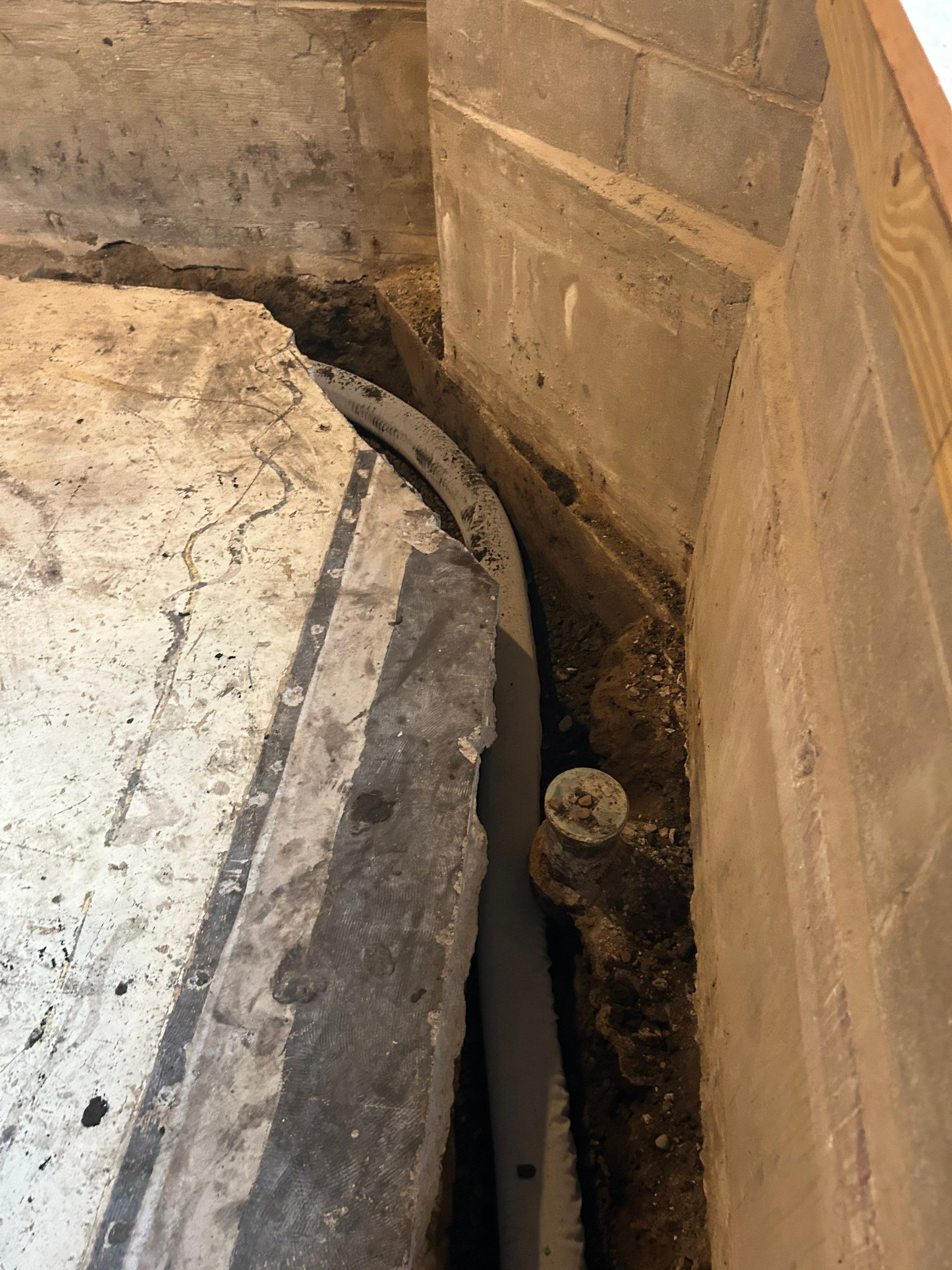 Drain tile for a General Contractor Partner by Waterproofing Northeast