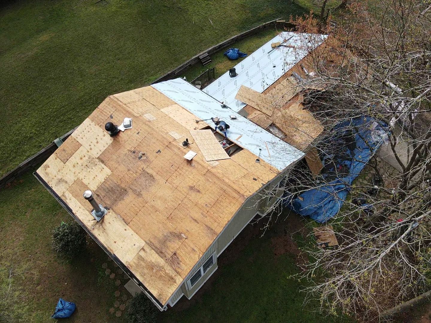 Residential Roofing Installation using Owens Corning by Inspector Roofing and Restoration