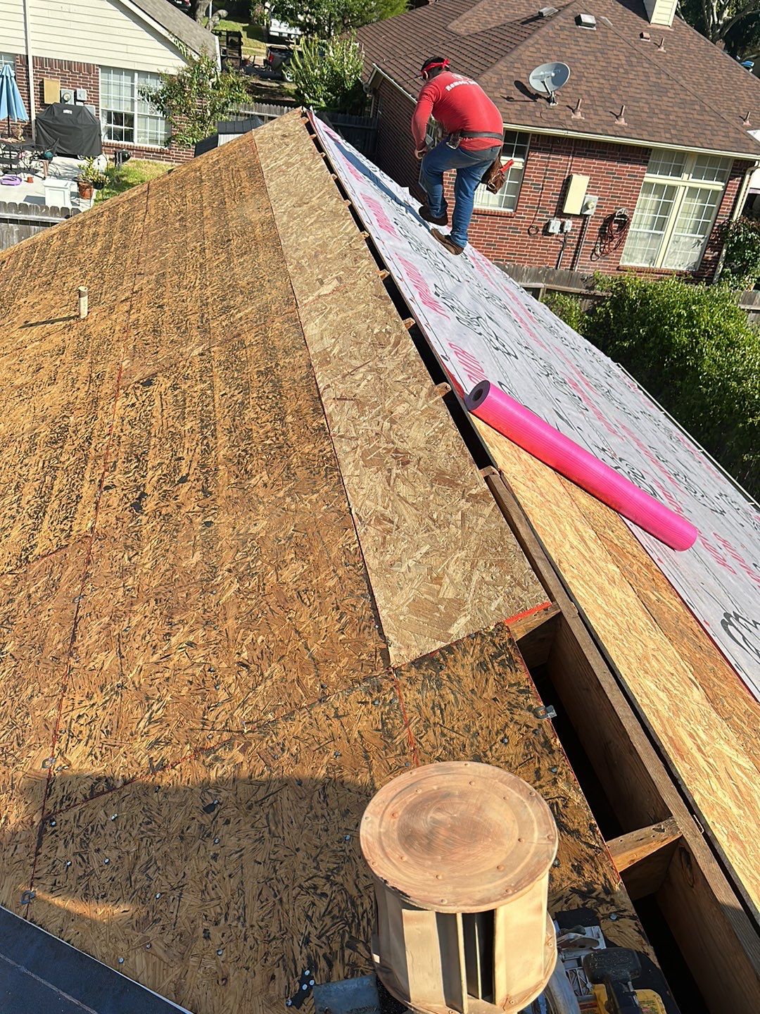 Residential Roofing Installation using Owen's Corning Duration (Lifetime) Shingles by Roof Repair Company