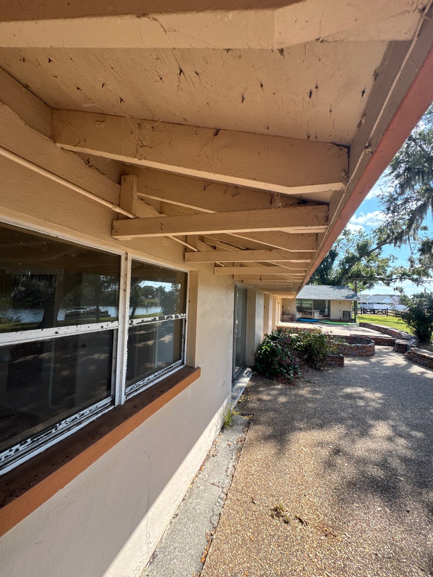 Soffit and Fascia Installation and Smooth Box Gutters and Downspouts in Sarasota FL by Gutter Professors