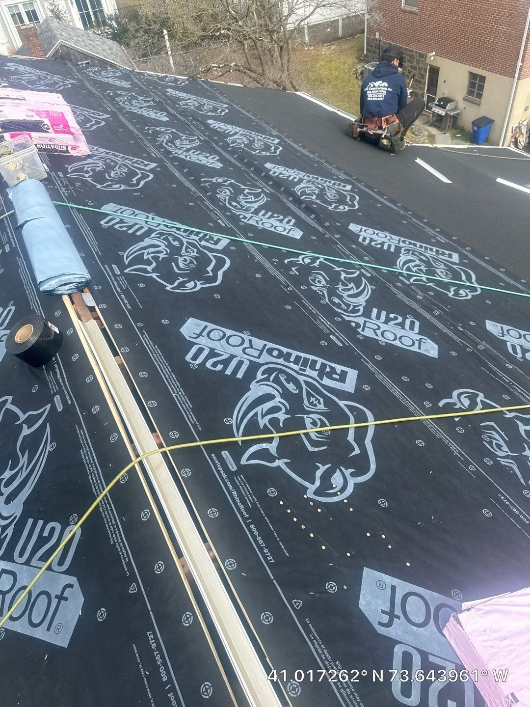 Siding Installation using Certainteed Cedar Impressions Straight Edge Perfection Shingles - D7 - Sterling Gray by A Plus Exterior