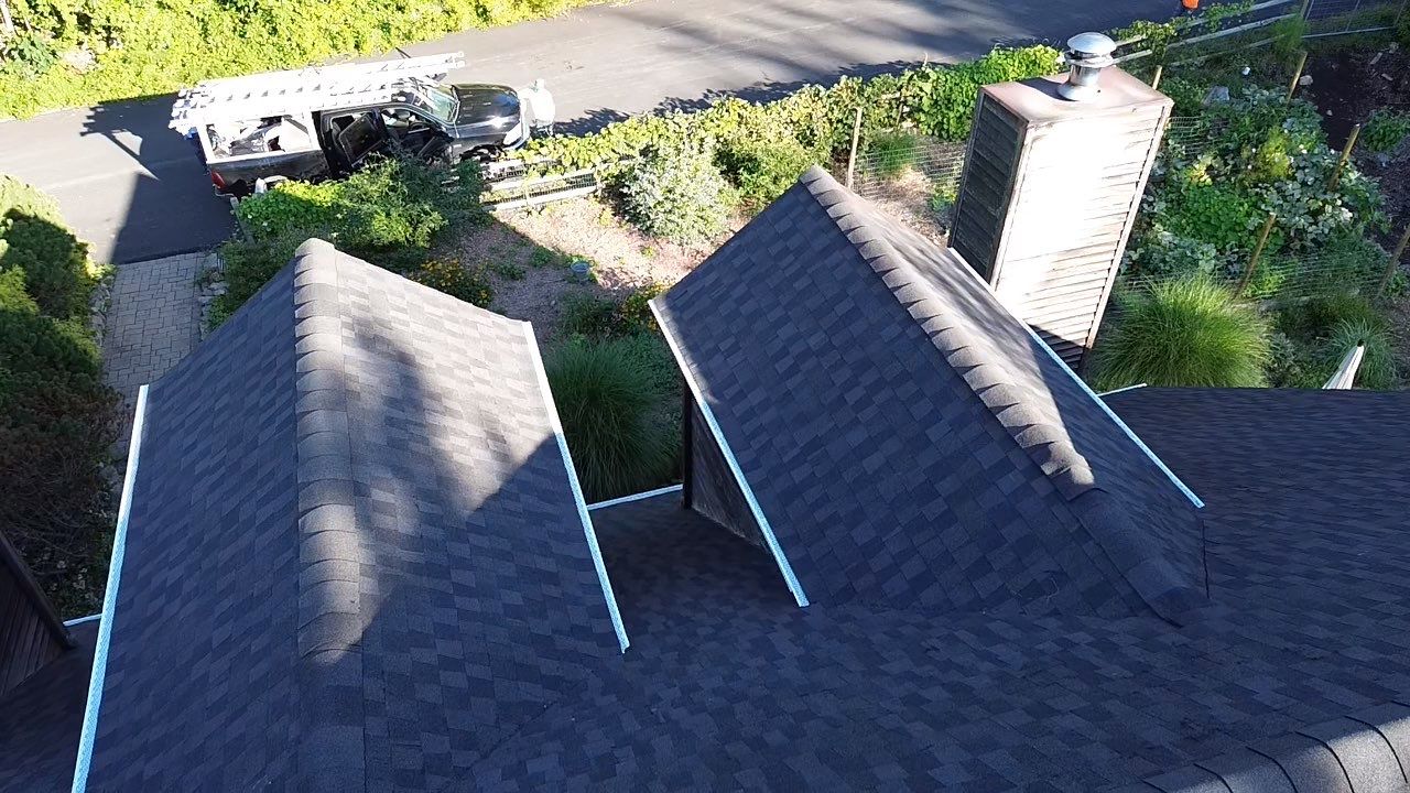 Roof Replacement using GAF Timberline Color Appalachian Sky by CMNG LLC