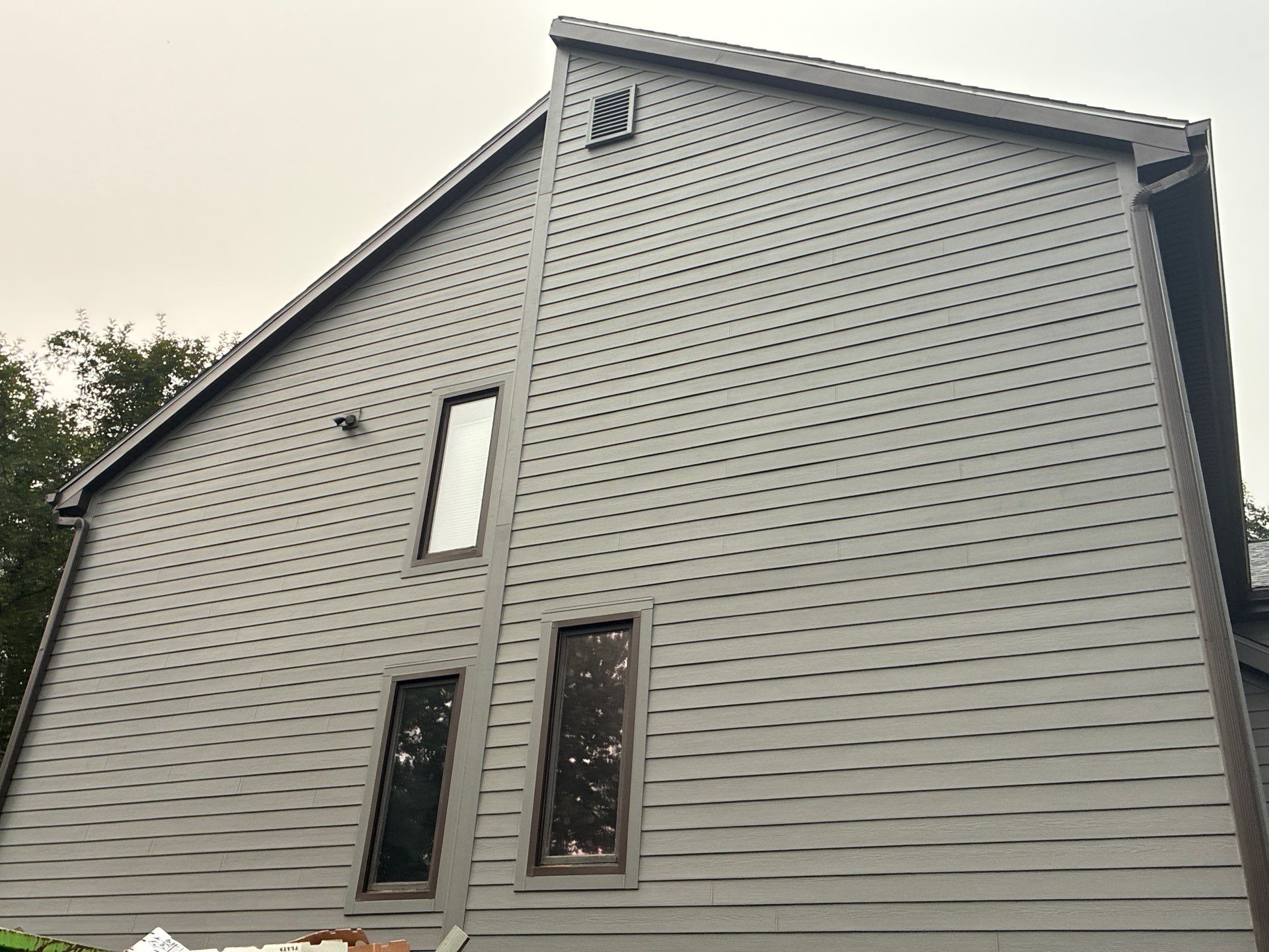 James Hardie Lap & Board and Batten in Aged Pewter at Allison Park by Ideal Siding Pittsburgh