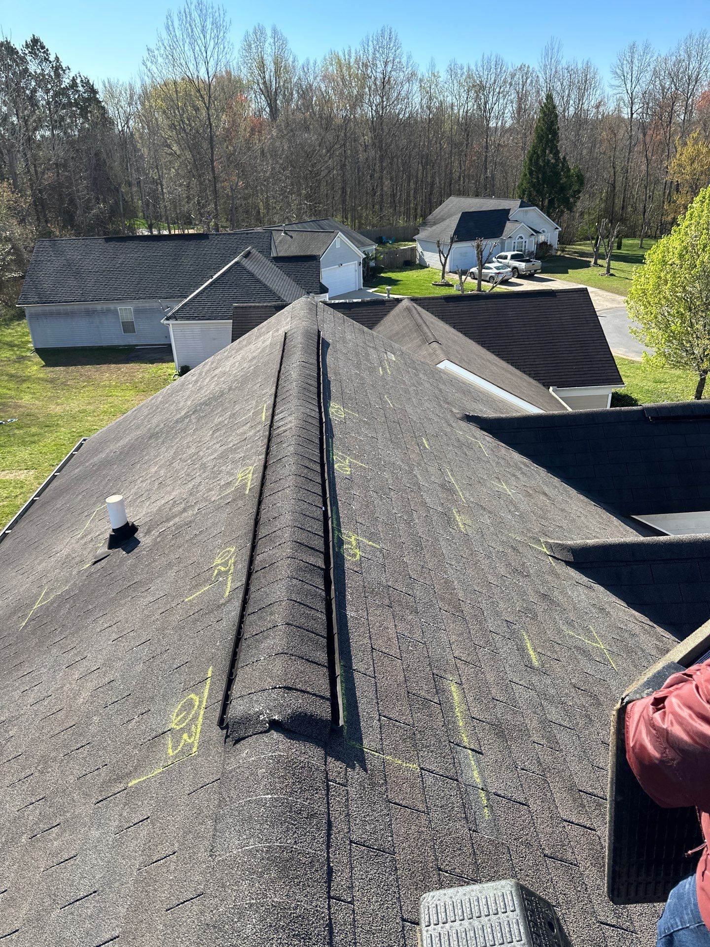 Roof replacement by hail and wind damage by Just Brilliant Restoration JBR