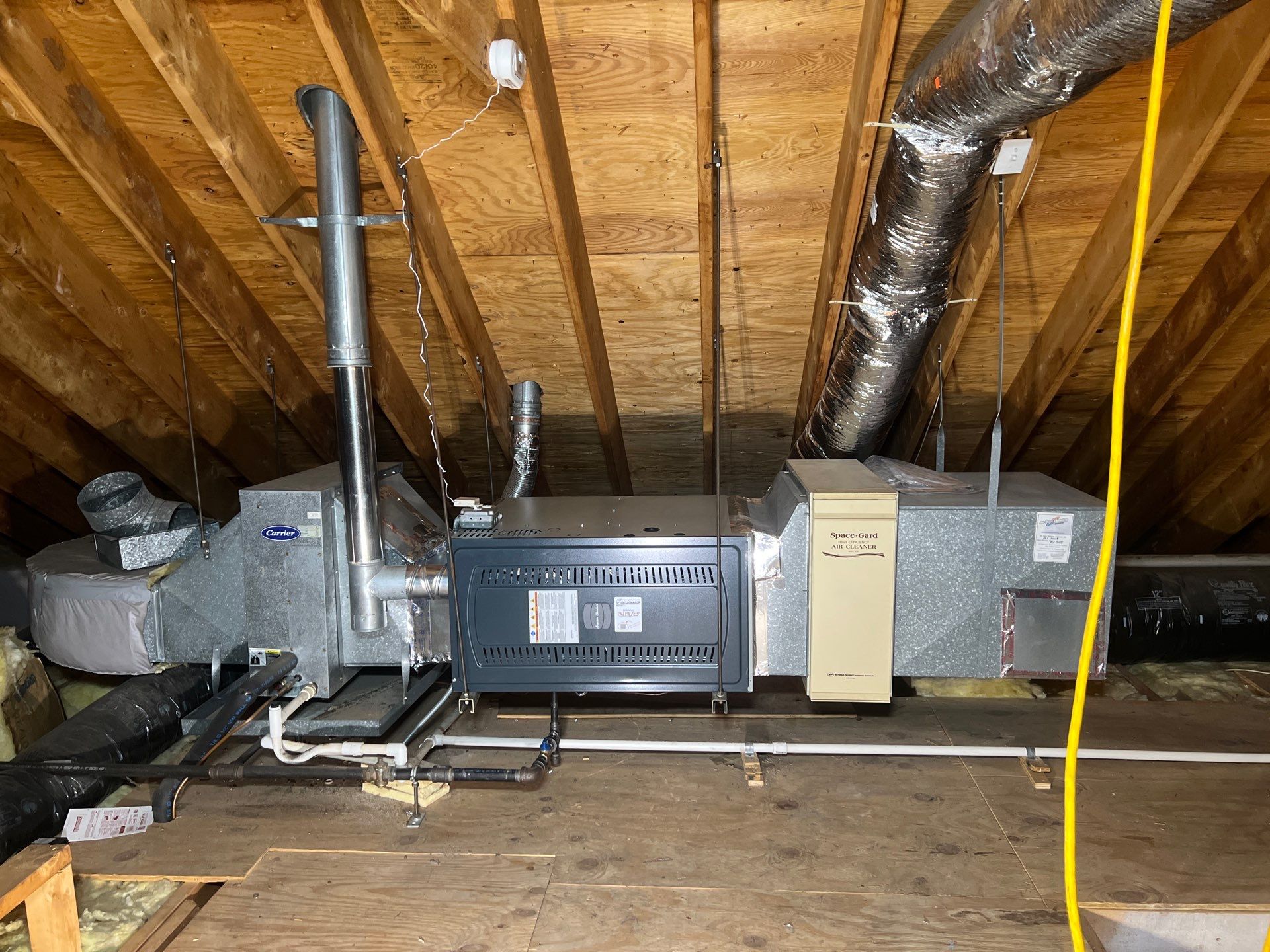 Installed Mitsubishi Electric high-efficiency gas furnace — Marblehead, MA by FAGONE MECHANICAL