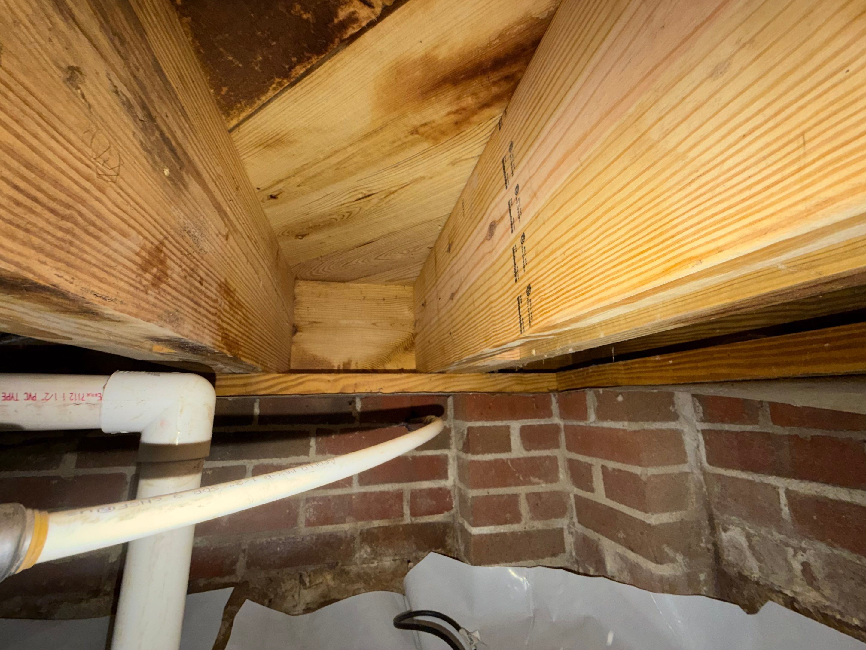 Project in Smithfield by Patriot Crawl Space Repairs