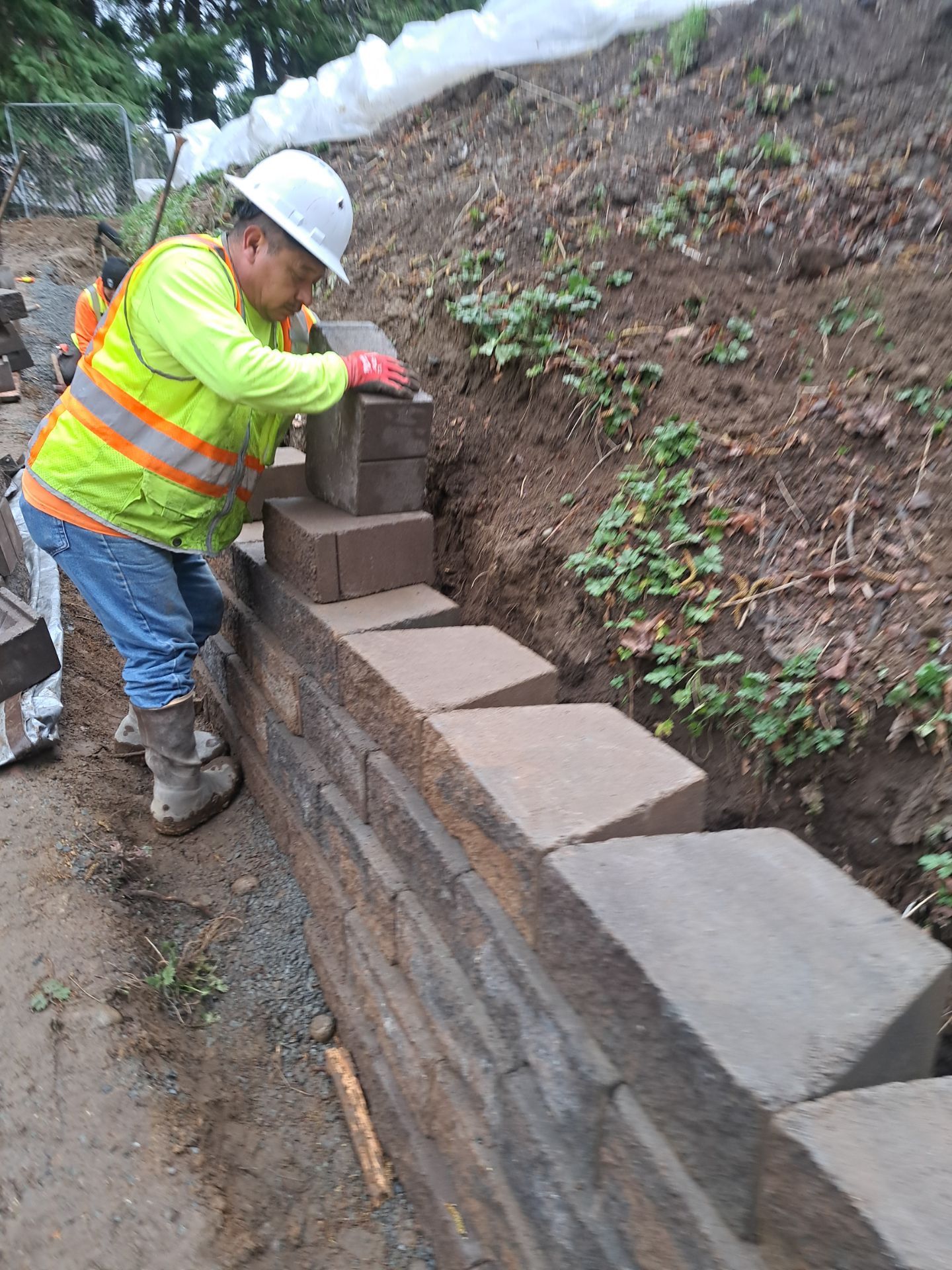Retaining Wall and Backyard Renovation | Everett  by Jireh Asphalt & Concrete Inc 