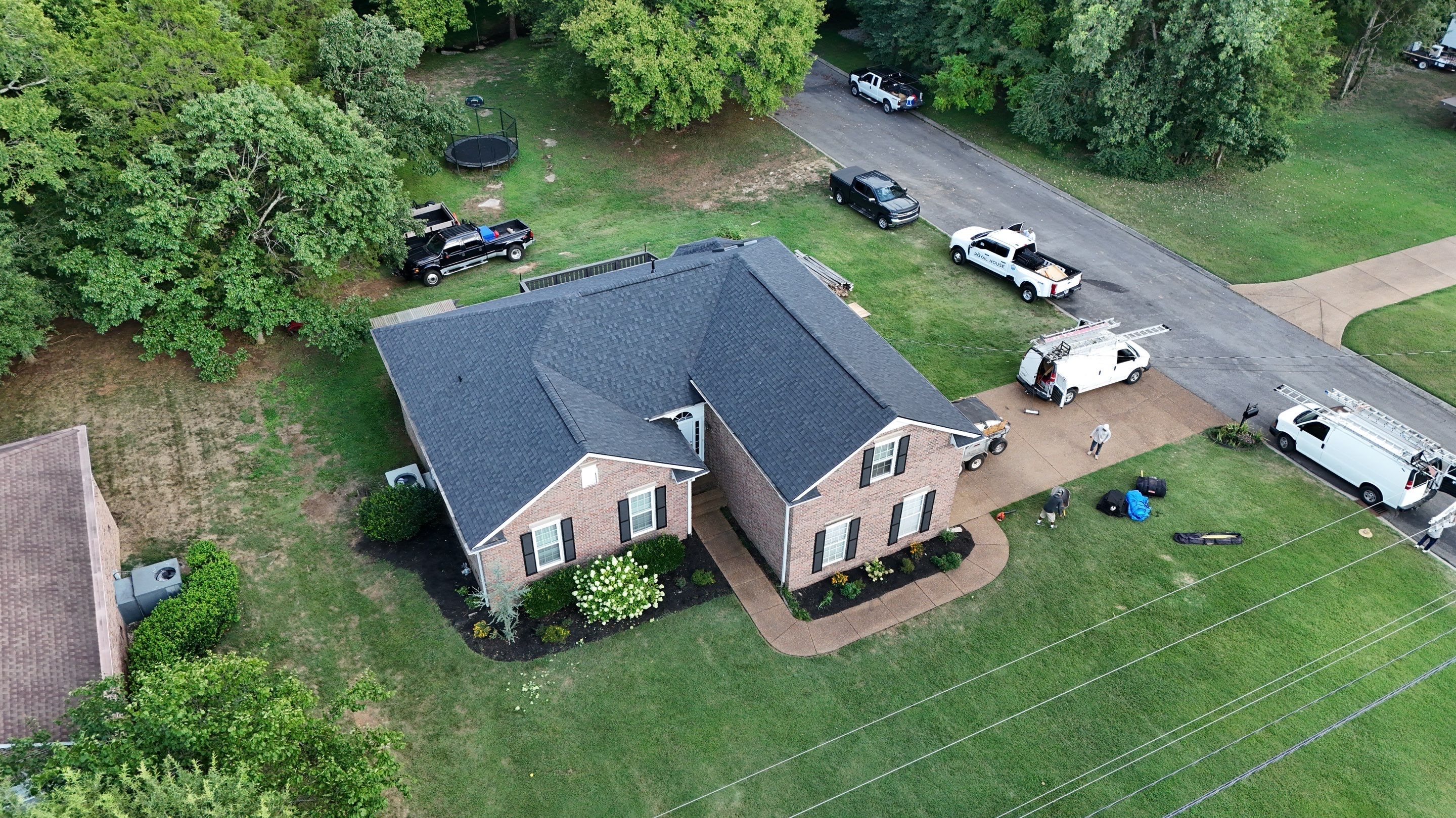 Charcoal Black Re-Roof by Royal House LLC