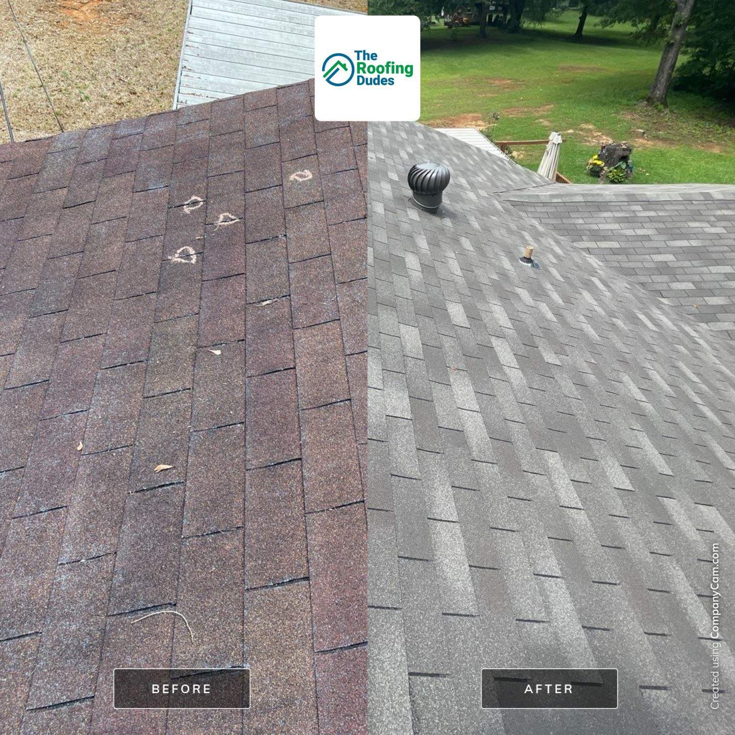 Before and Afters by The Roofing Dudes