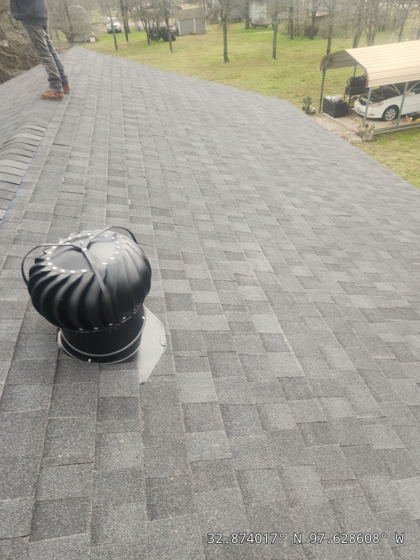 Project in Weatherford by Lonestar Roofing and Restoration LLC.