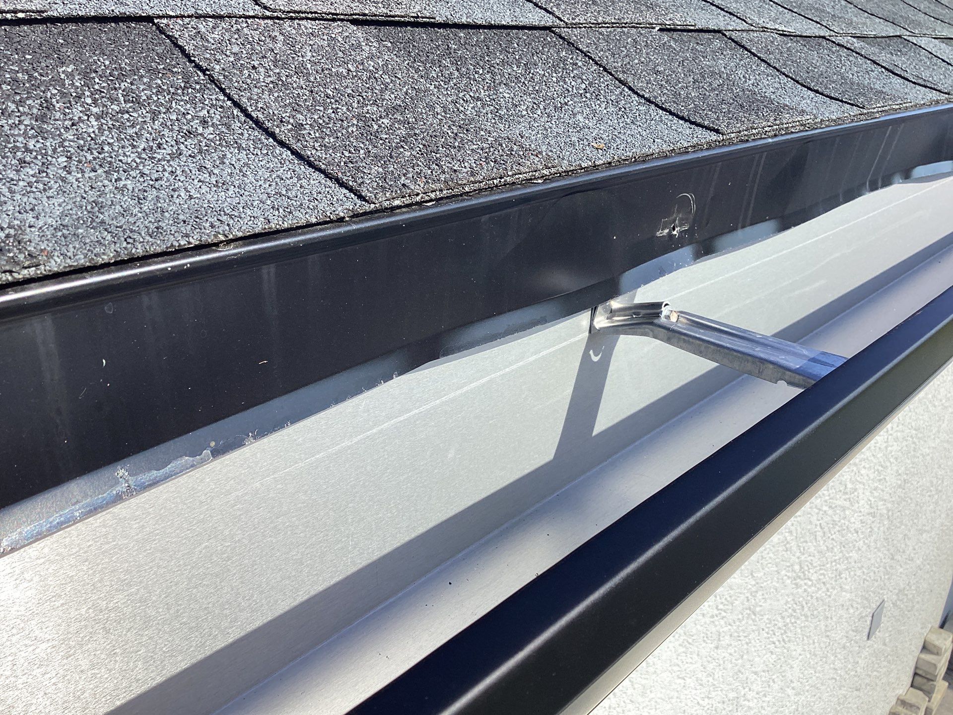 Black Seamless Gutters using 6 Inch Seamless Gutters in Cape Coral FL by Gutter Professors