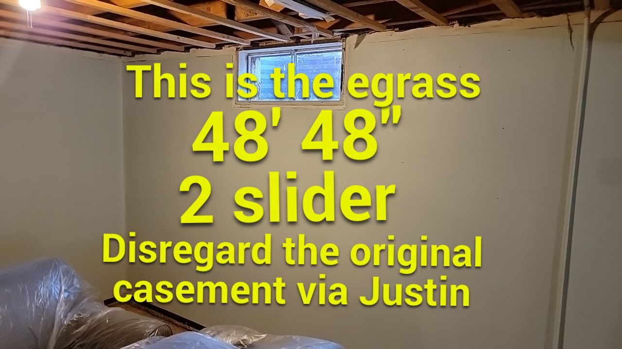 Egress Window using Provia Windows by Total Restoration Services