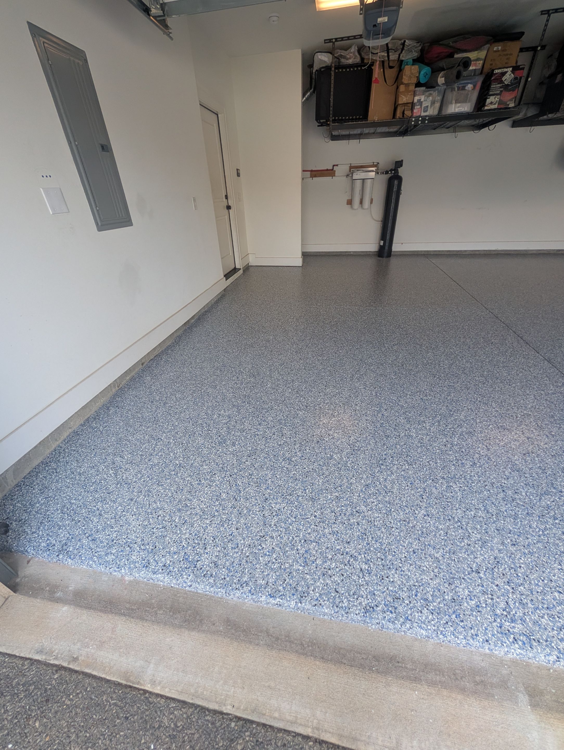 Garage Floor Coating using Comet by My Garage Floor Guys
