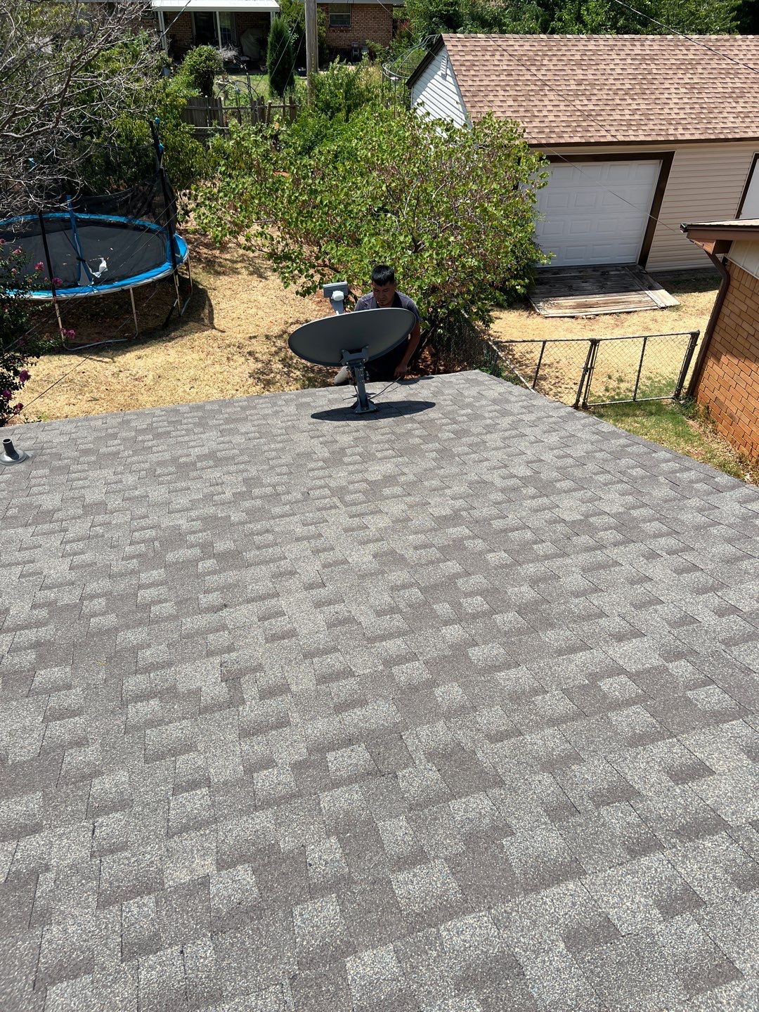 Residential Roofing Installation using GAF Natural Shadow  by A & H Roofing and Contracting
