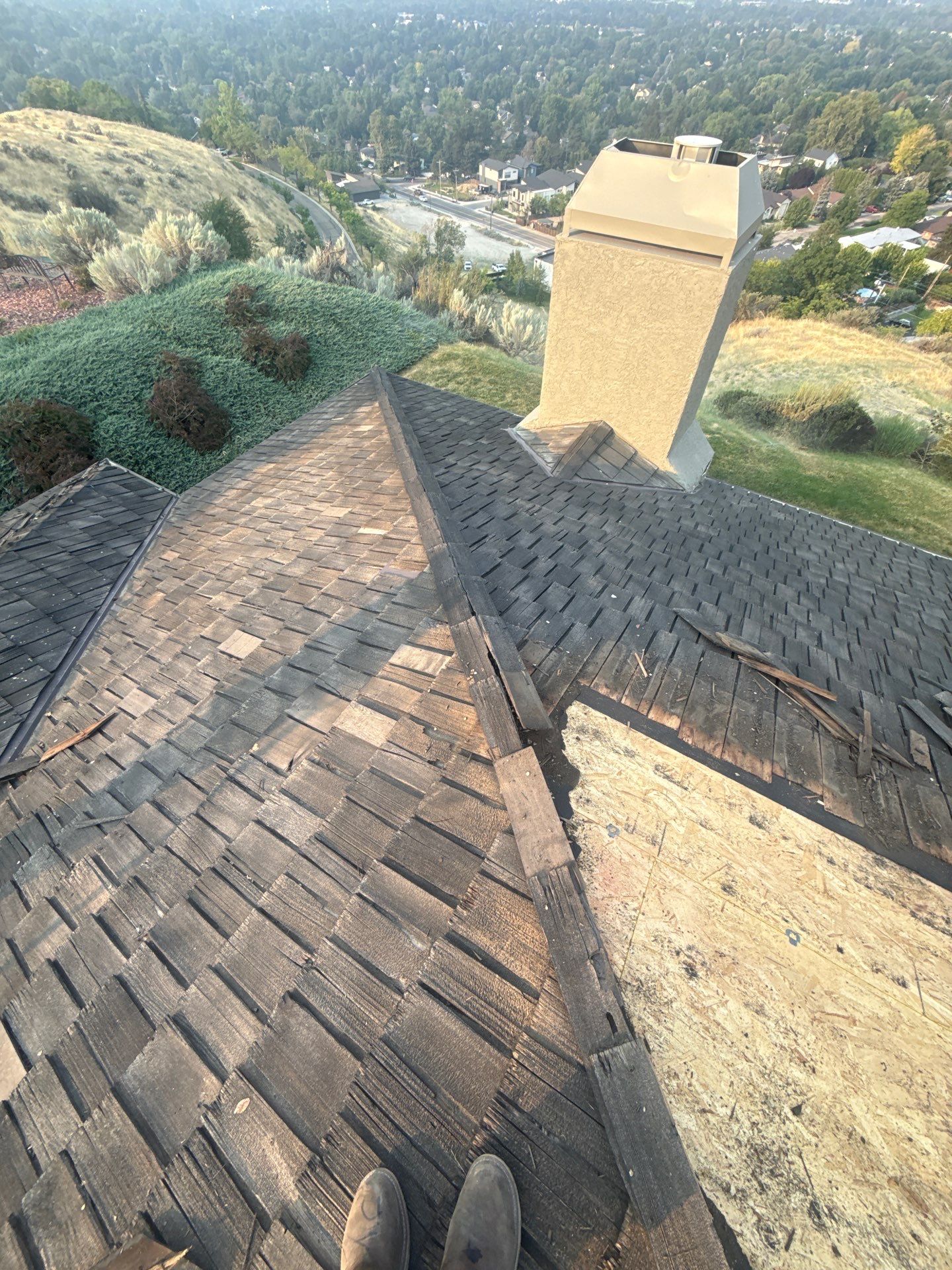 Cedar Shake to IKO Dynasty Shingle Roof Replacement in Boise by Olive Roofing