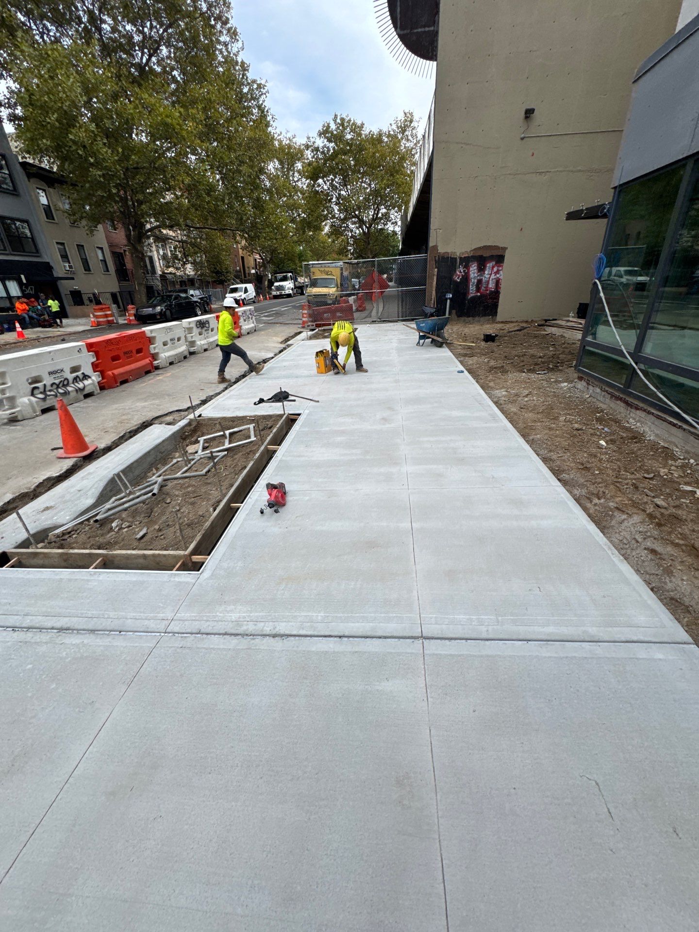 Project in NY by Concrete Works Corp