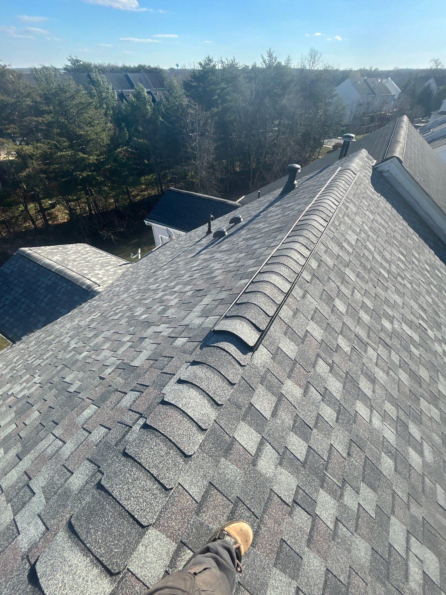 Bristow: Residential Roof Replacement with CertainTeed Landmark Pro in Max Def Colonial Slate by RM Banning, Inc.
