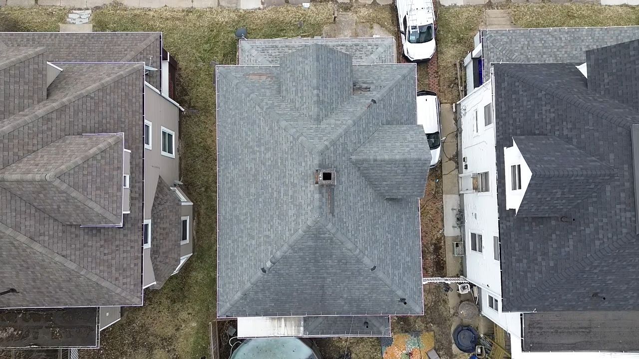 Atlas Pinnacle, Color, Coastal Granite, Drip Edge, Color, Black by Eagle Eye Roofing