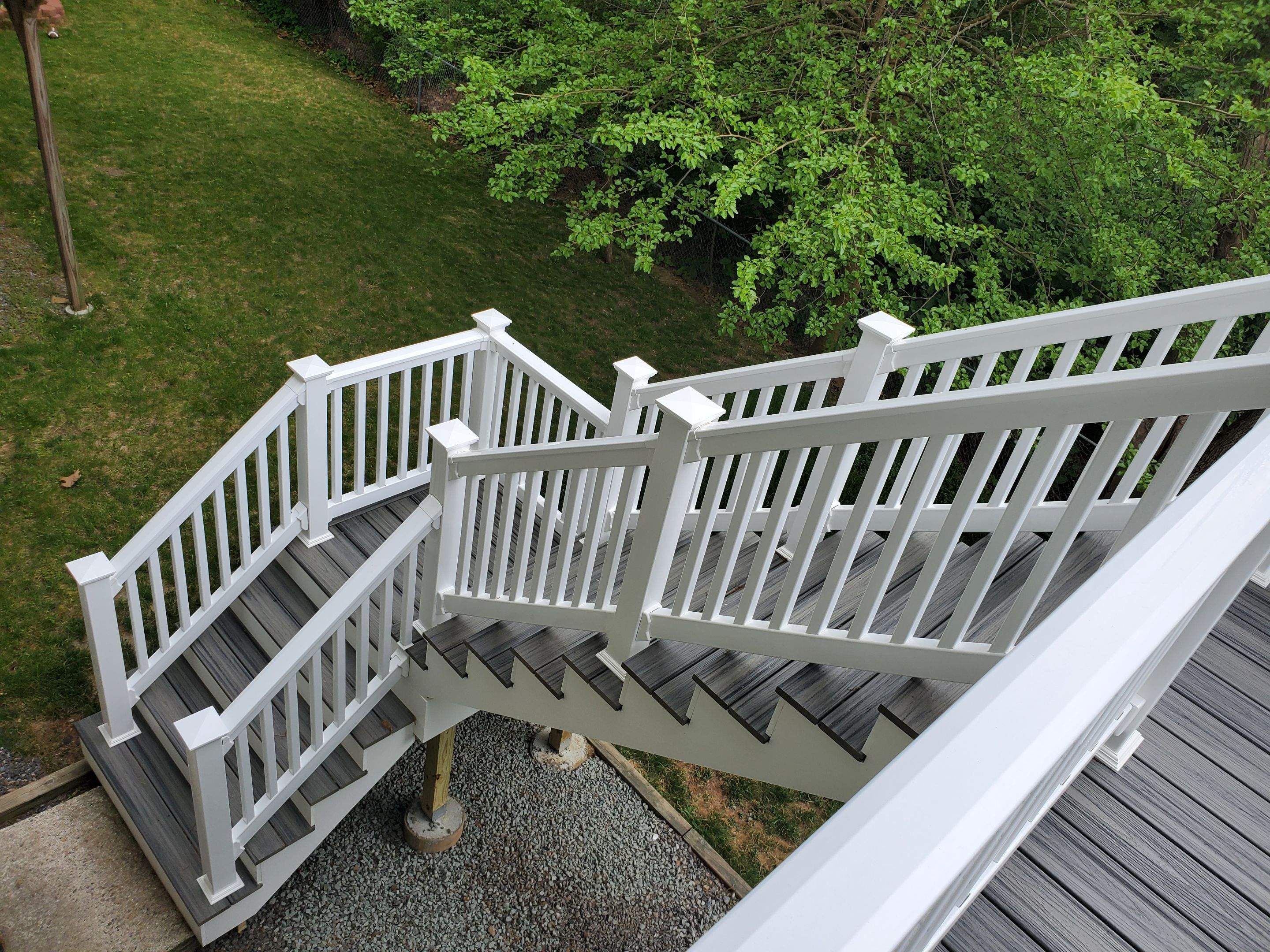Porch/Deck Construction using Trex Decking by UBrothers Construction