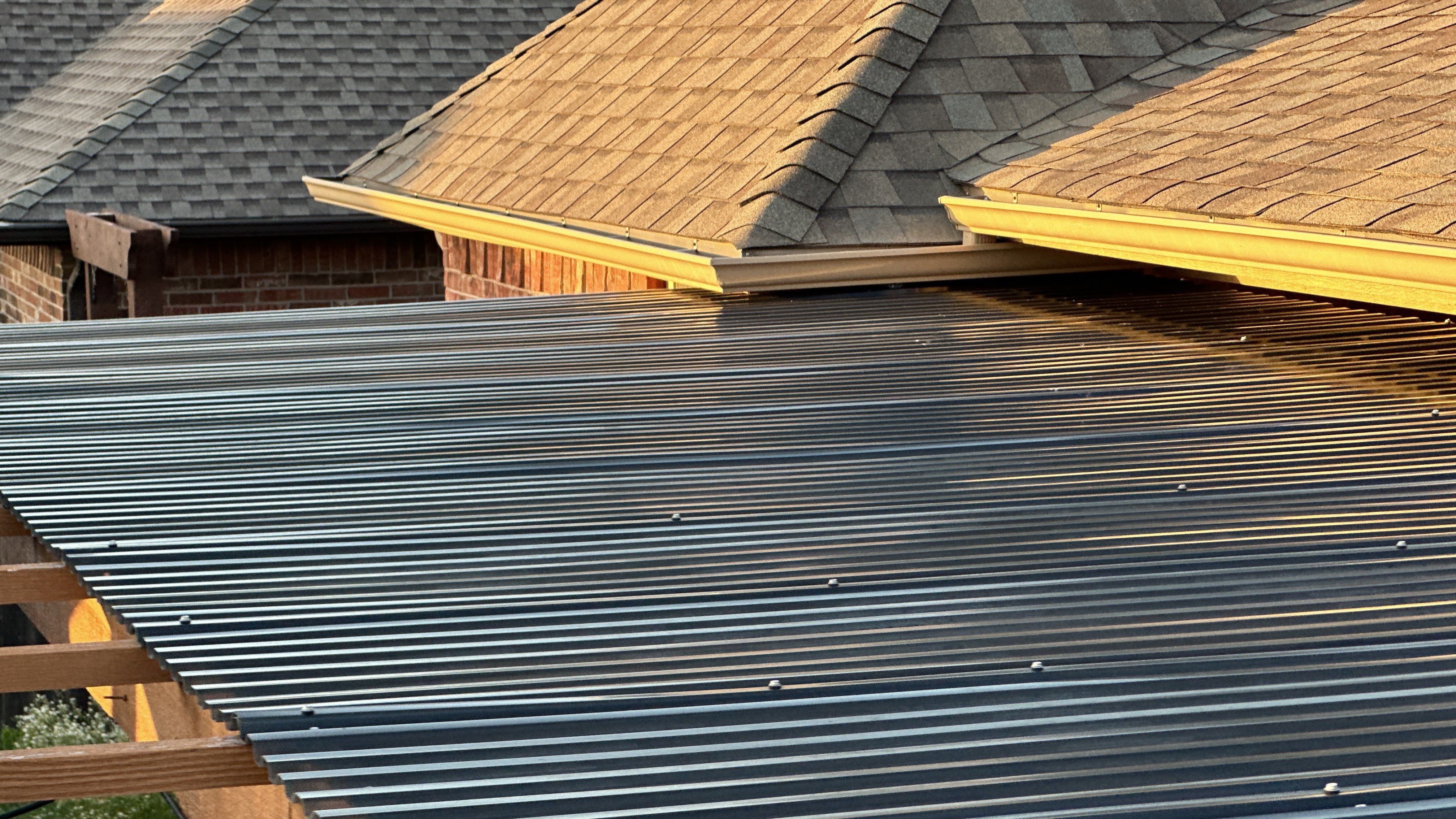 Reroof using GAF HDZ - Weathered Wood by Castillo Roofing