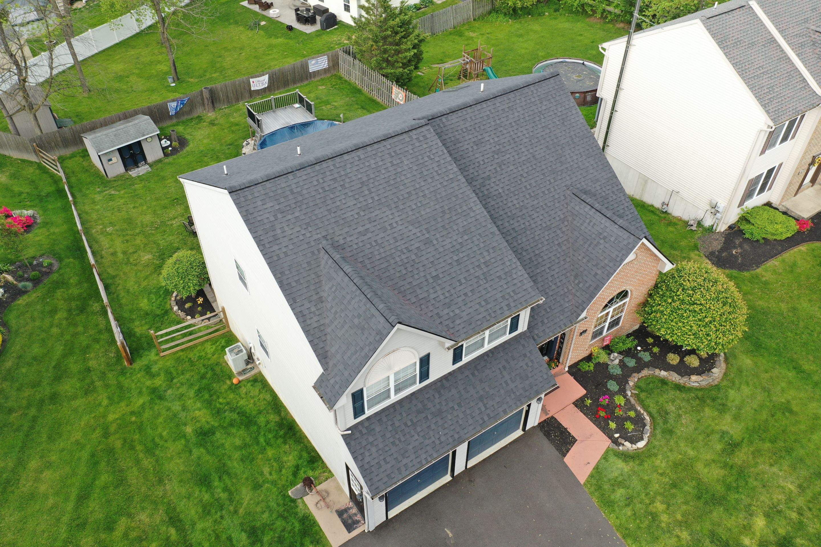 Roofing Installation using CertainTeed Landmark - Moire Black by Storm Guard of Ches-Mont PA