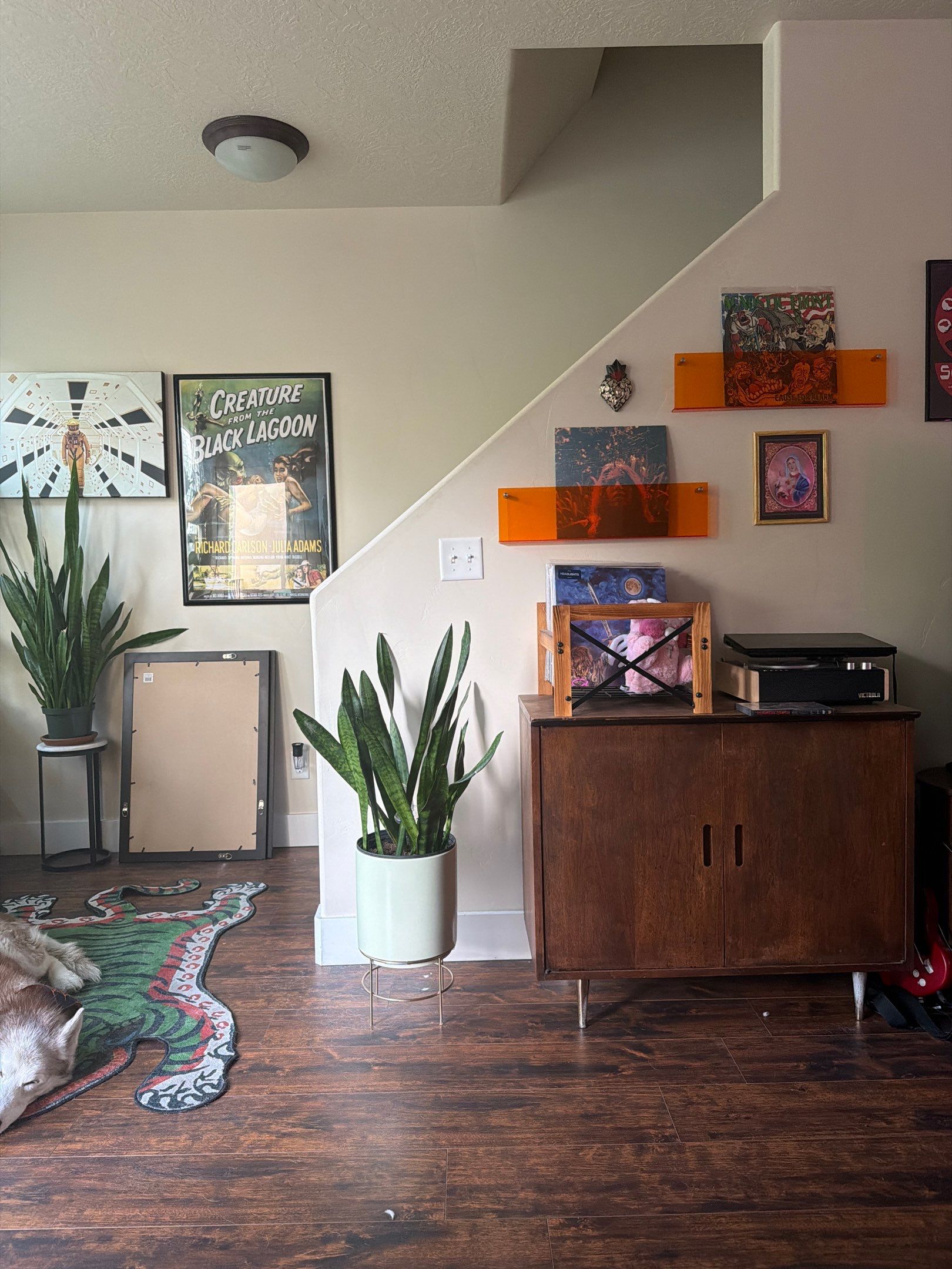 Living Room Media Center and Shelving Installation in South Salt Lake by CompanyCam Sales Demo