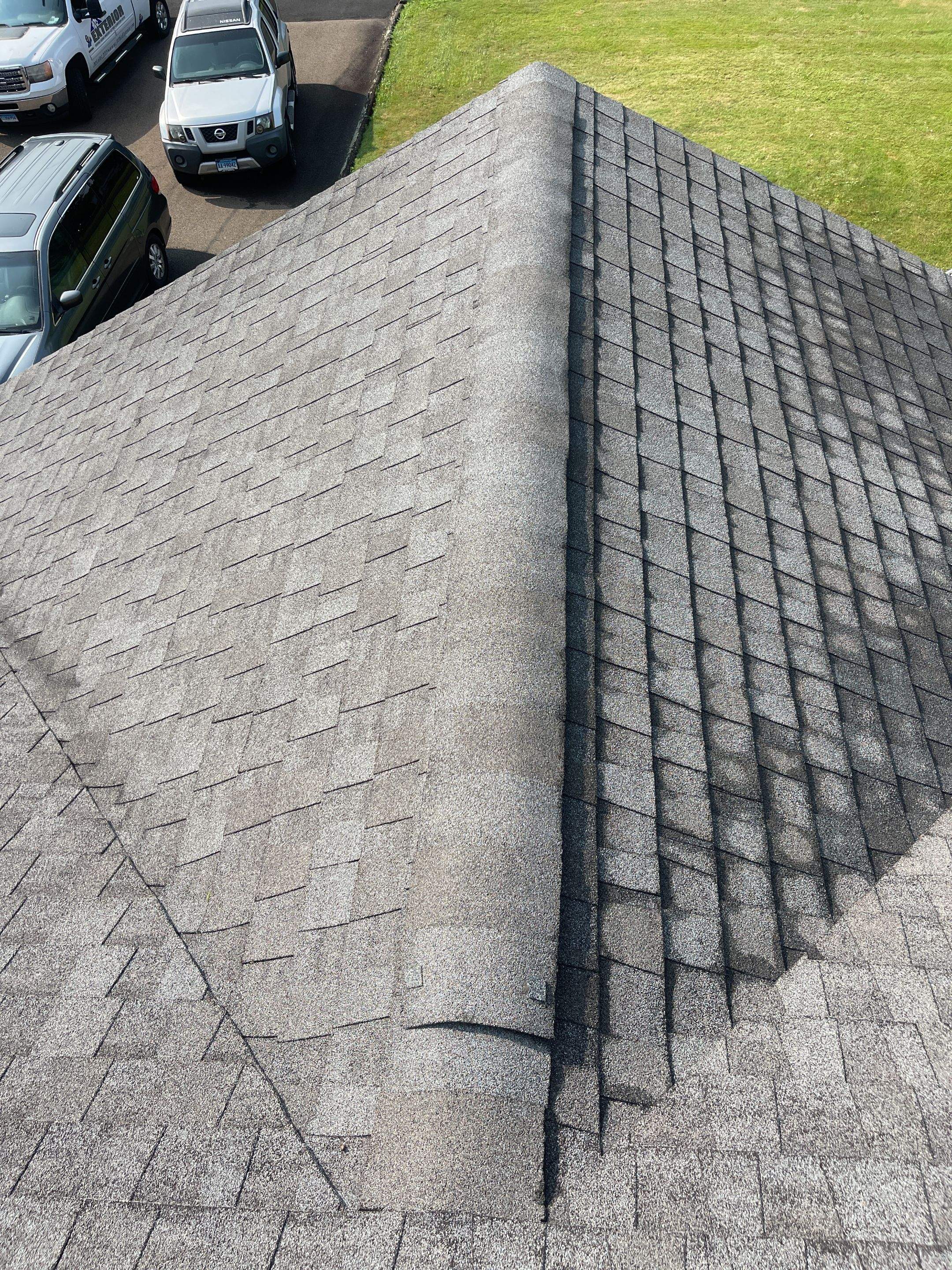 Residential Roofing Installation using Owens Corning TruDefinition Estate Gray by A Plus Exterior