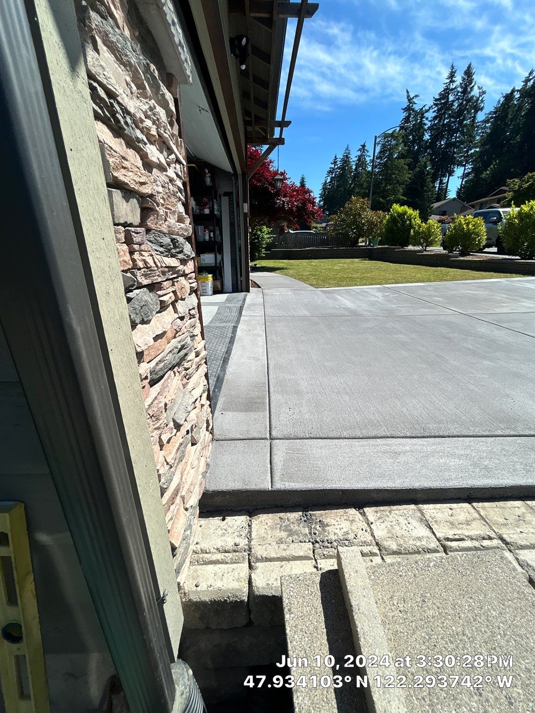 James | Concrete Driveway, Walkway & Stairs/Porch and & Planting by Jireh Asphalt & Concrete Inc 