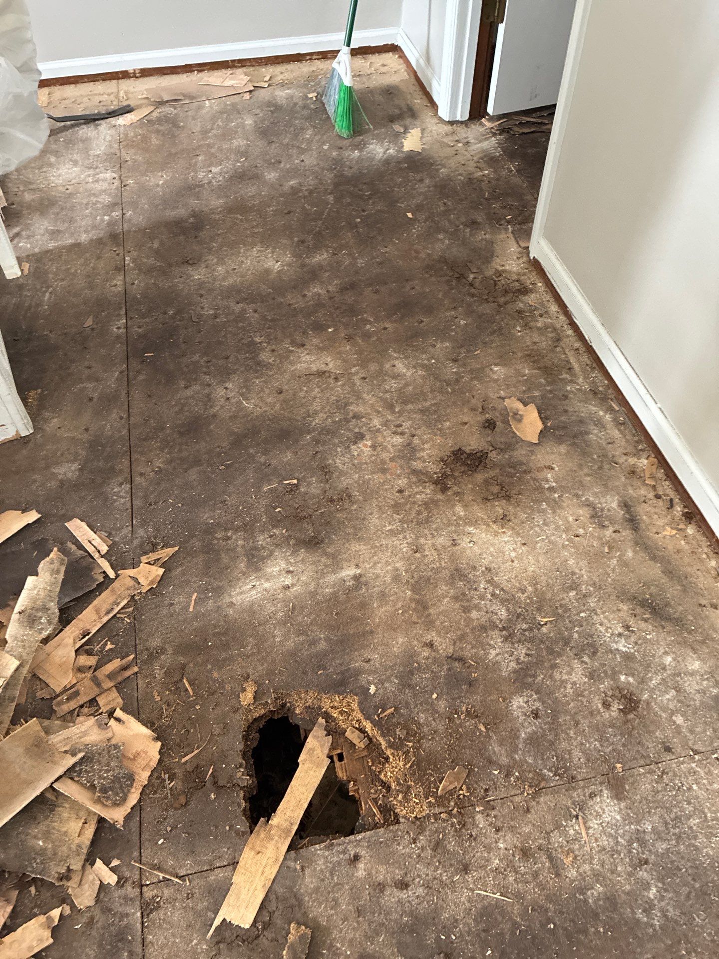 Caving Floors - LVP Structural Floor Repair in Oak Island, NC by Licensed General Contractor by RGR Construction and Roofing, LLC