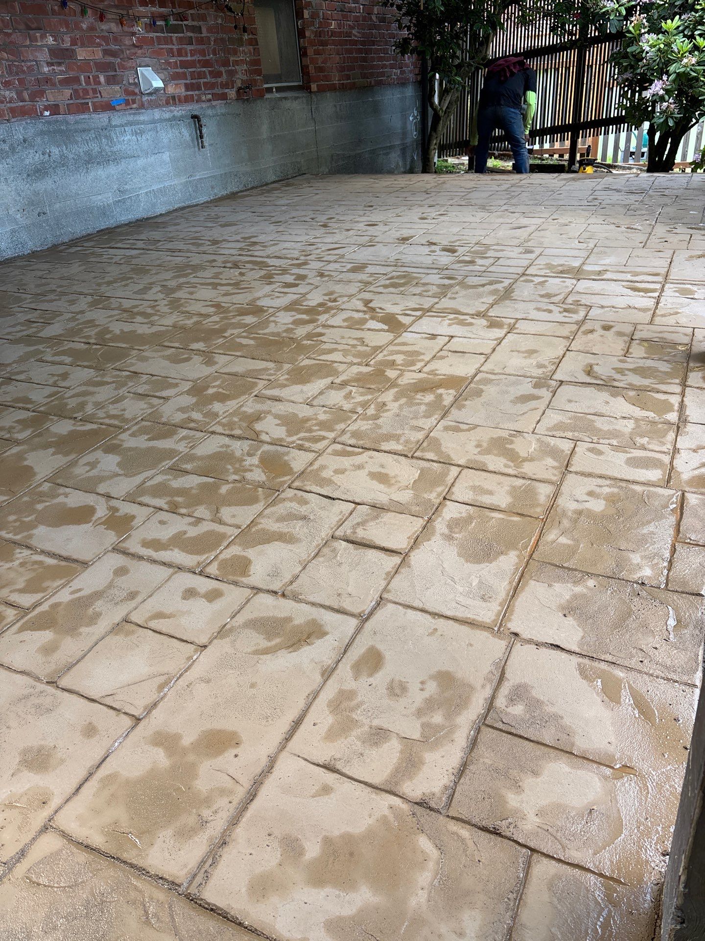 Stamped Concrete Patio | Seattle  by Jireh Asphalt & Concrete Inc 