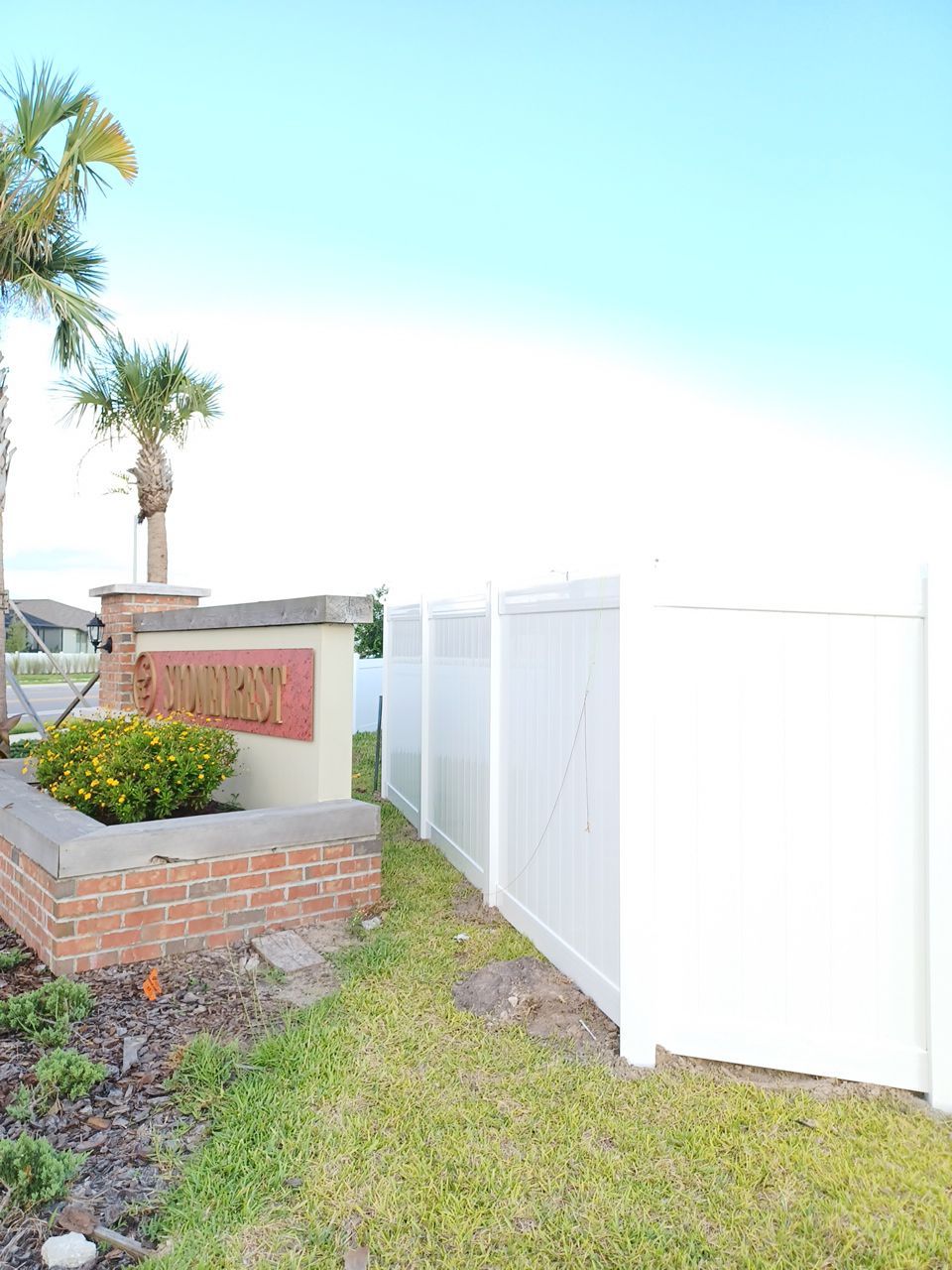 Riverview, FL 6ft. Tall White Vinyl Privacy Fence by Asap fence and gates, LLC