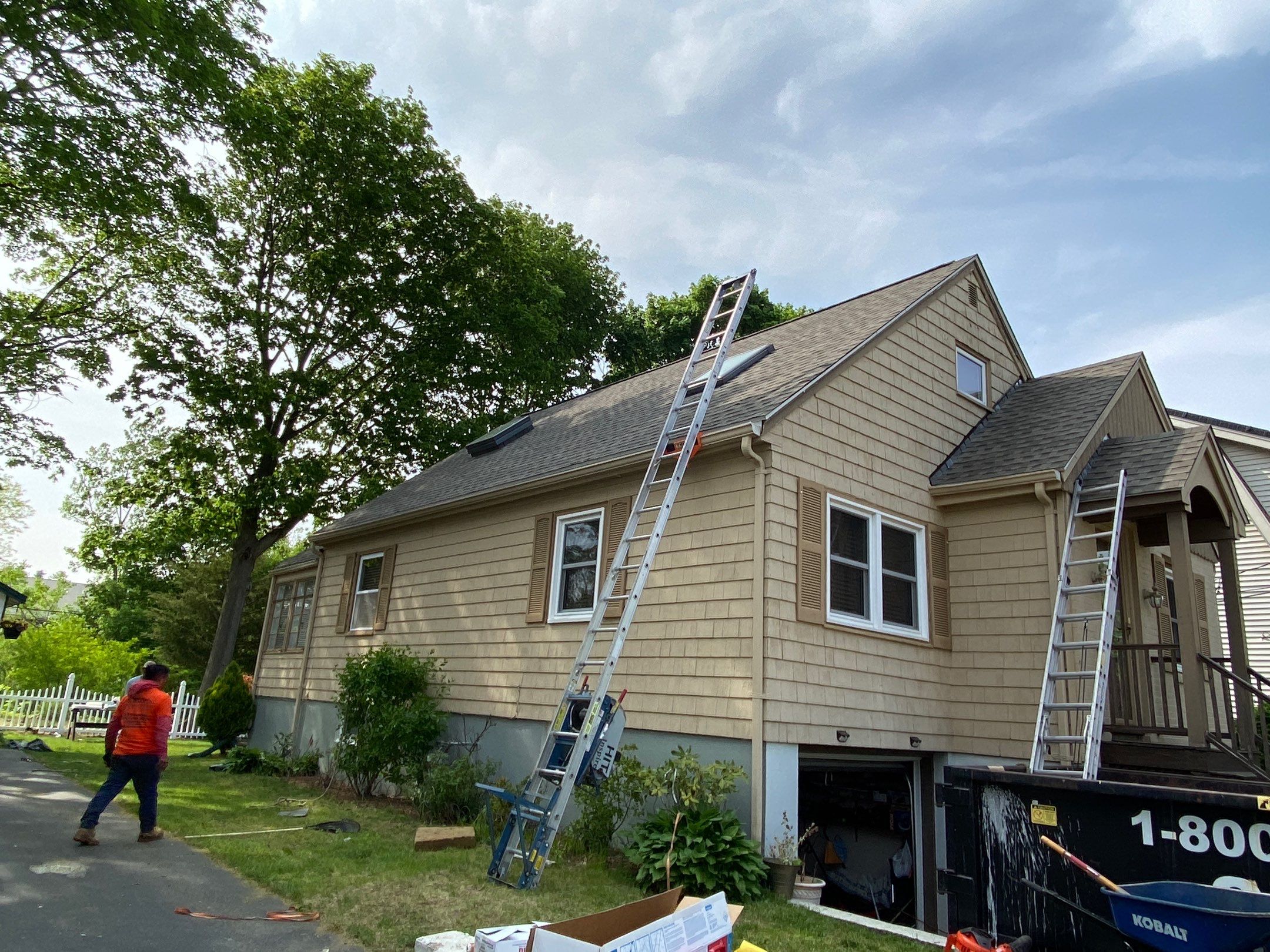 Residential Roofing Installation using GAF Timberline HDZ by Sensible Home Solutions