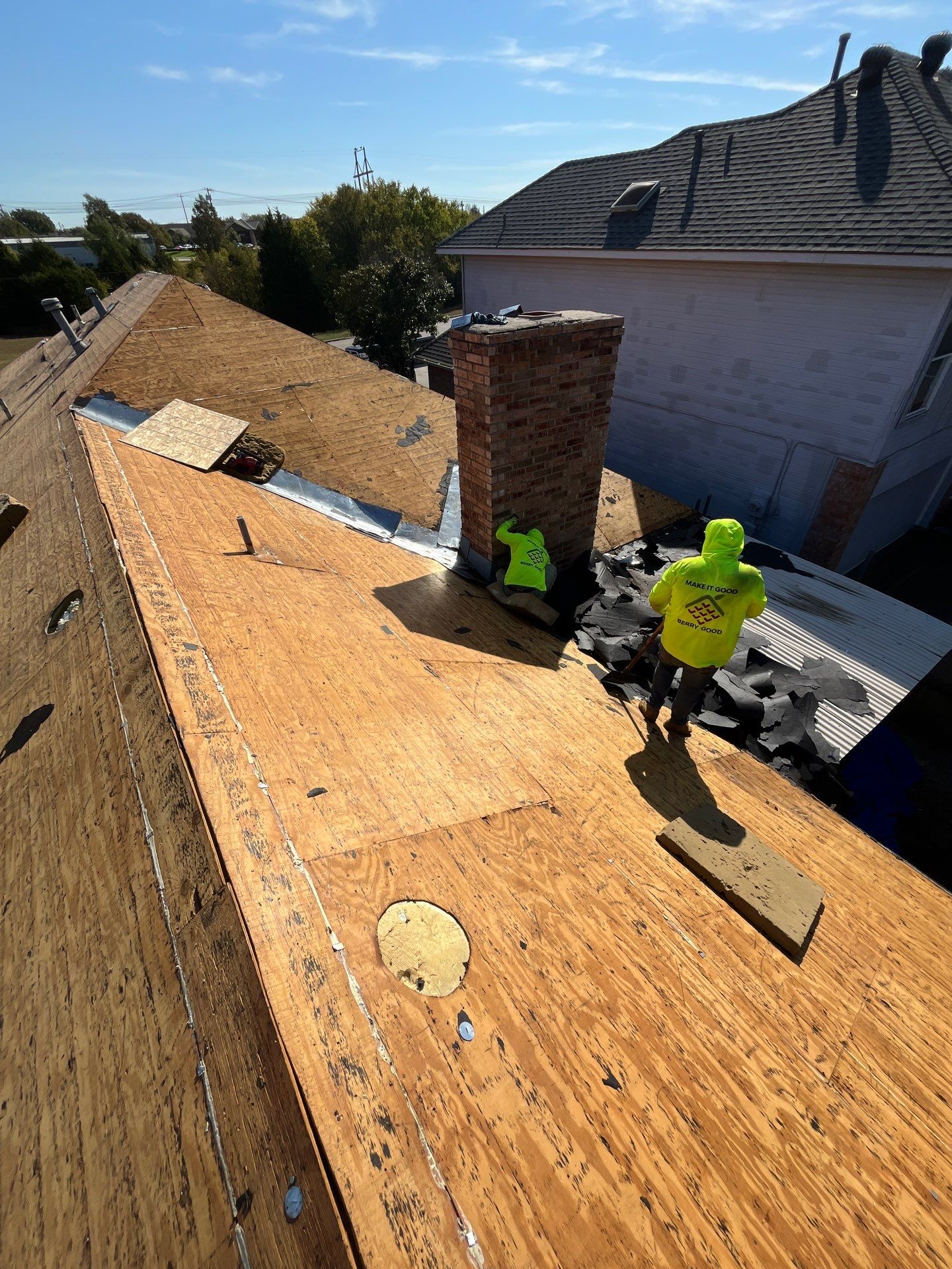 Reroof After Eclipse Hailstorm by Berry Good Roofing 