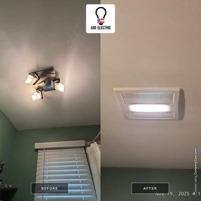 Bathroom Update by Abe Electric 