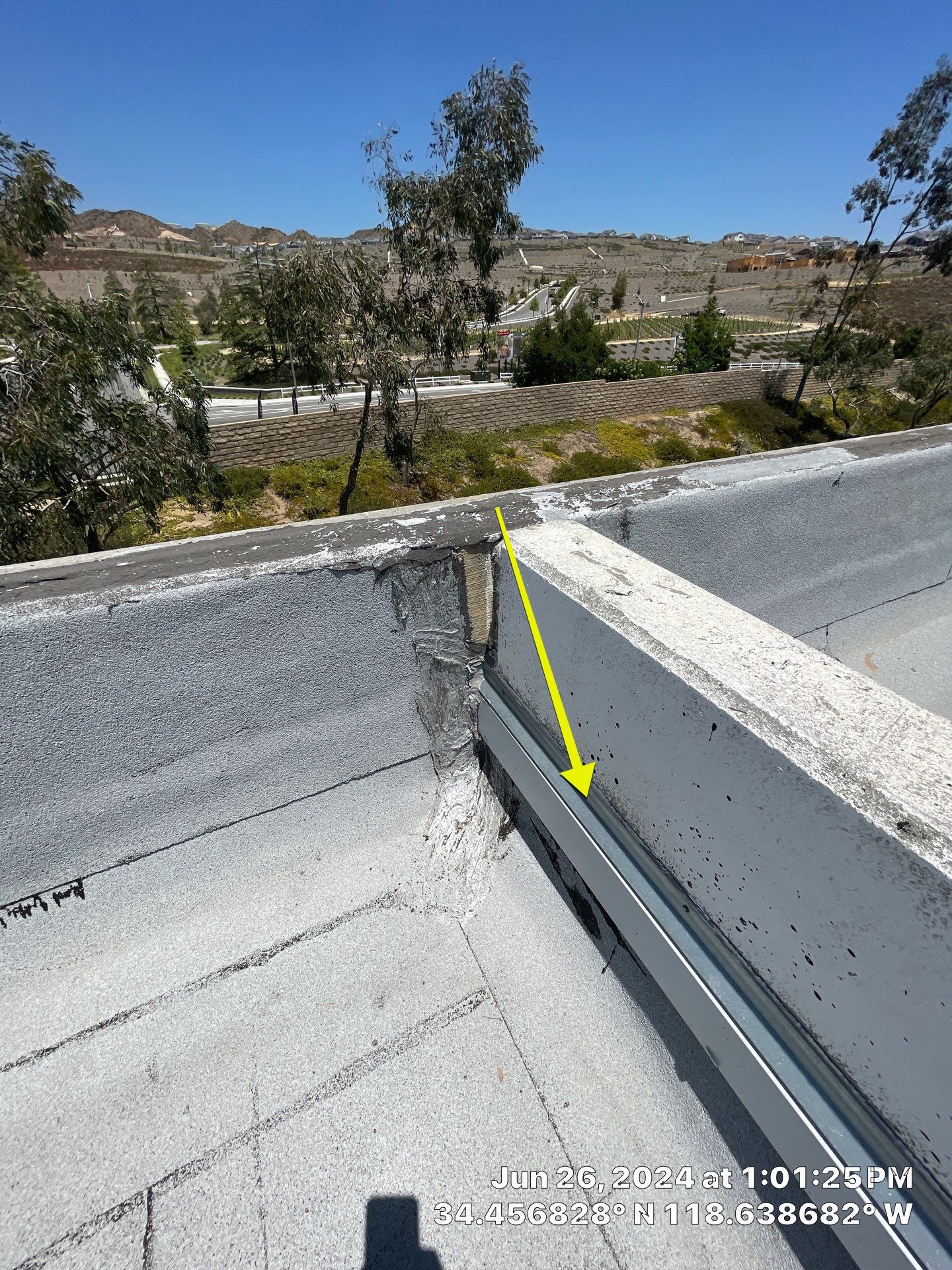 Project in Valencia by Shark Commercial Roofing Systems
