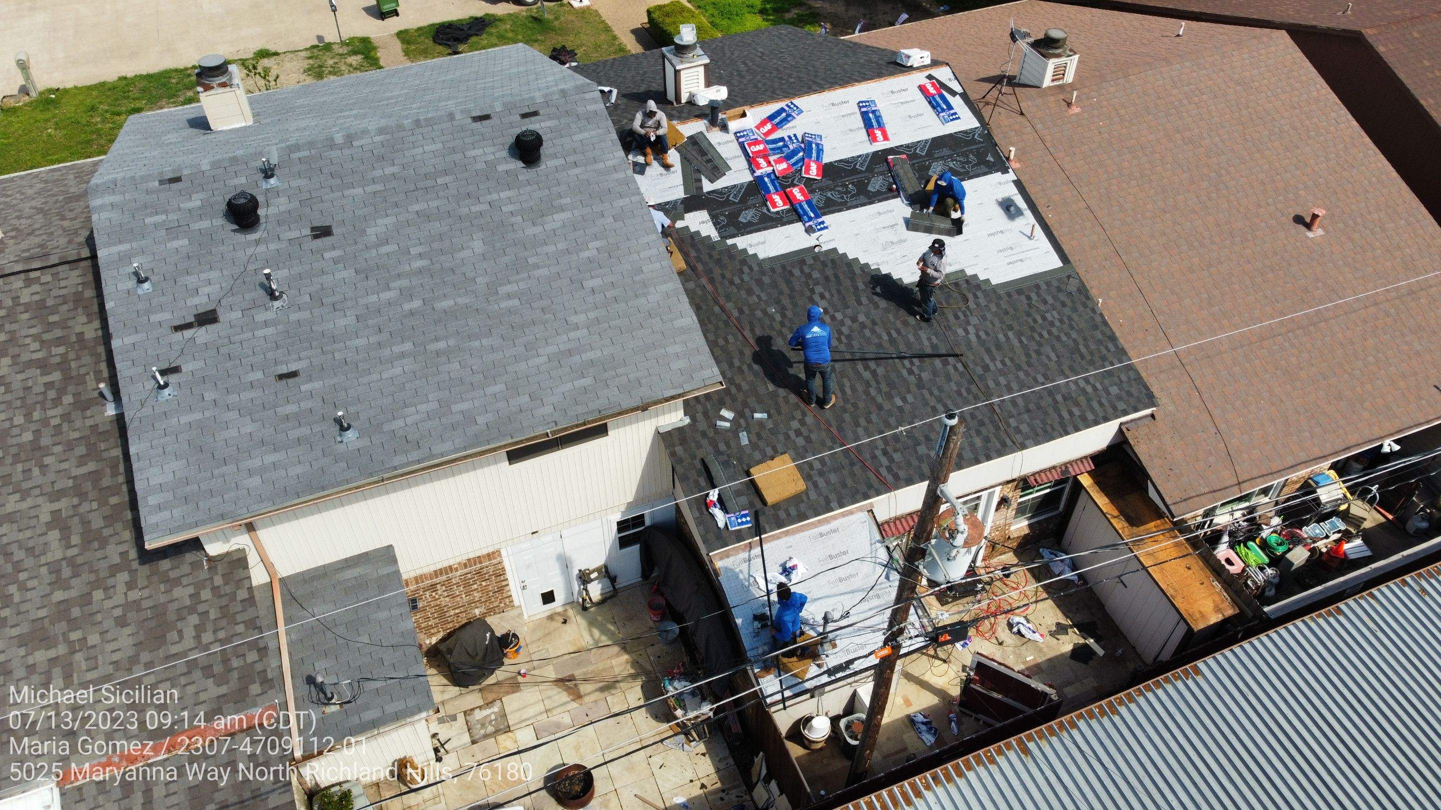 Project in North Richland Hills by Zeus Exteriors