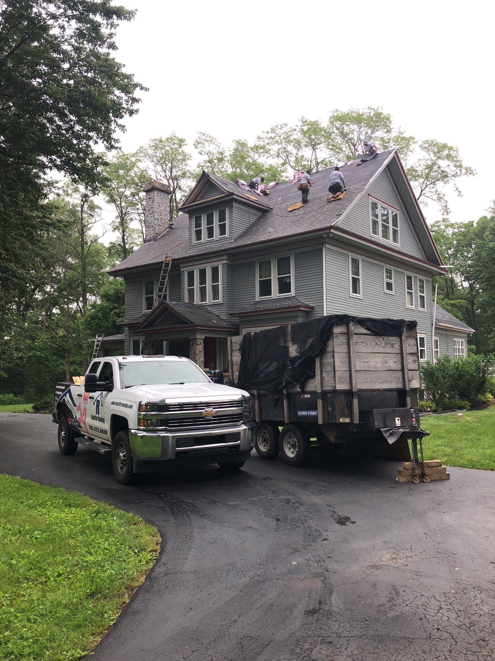 Project in Muncie, IN by Rodeffer Roofing INC