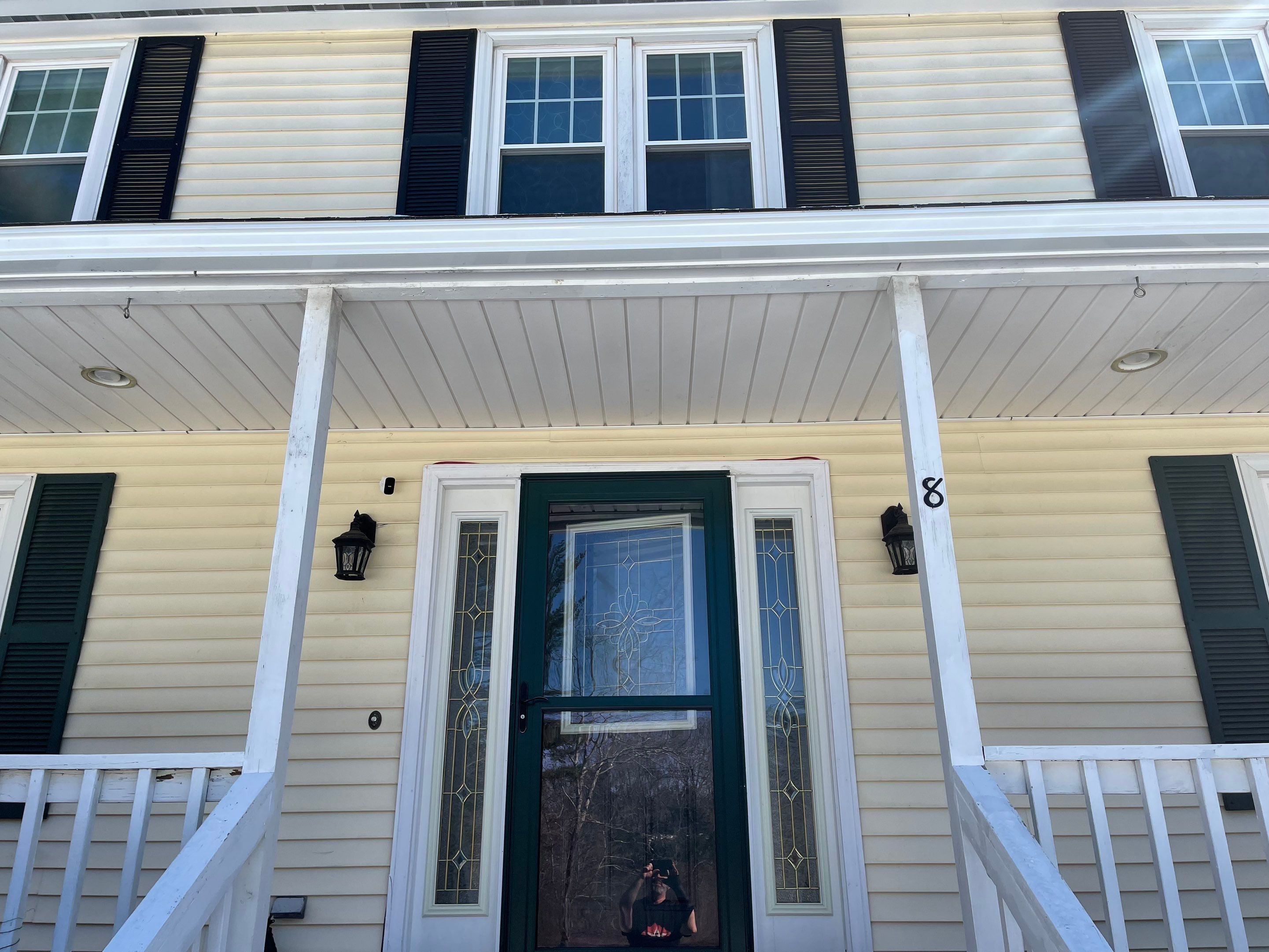  New White Gutter Installation  by Sensible Home Solutions