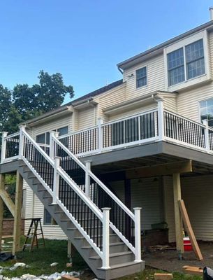 New deck in Raritan Township, New Jersey