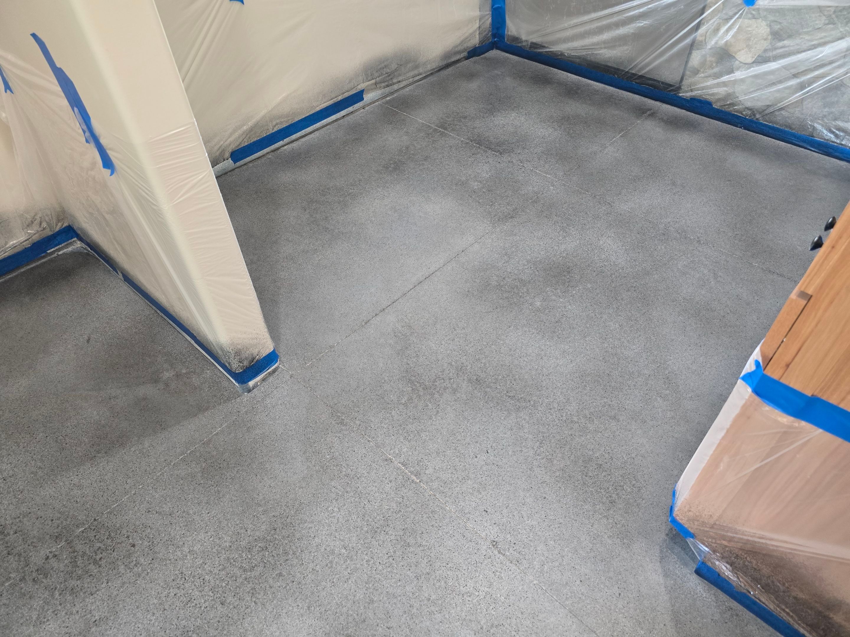 Home Renovation using Grind, Stain, & Seal by Elite Floor Solutions