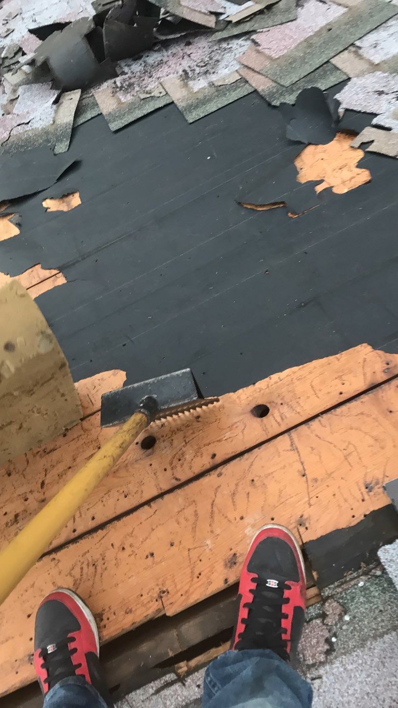 Residential Roof Replacement using Owens Corning Duration, Colonial Slate by Absolute Roofing and Construction
