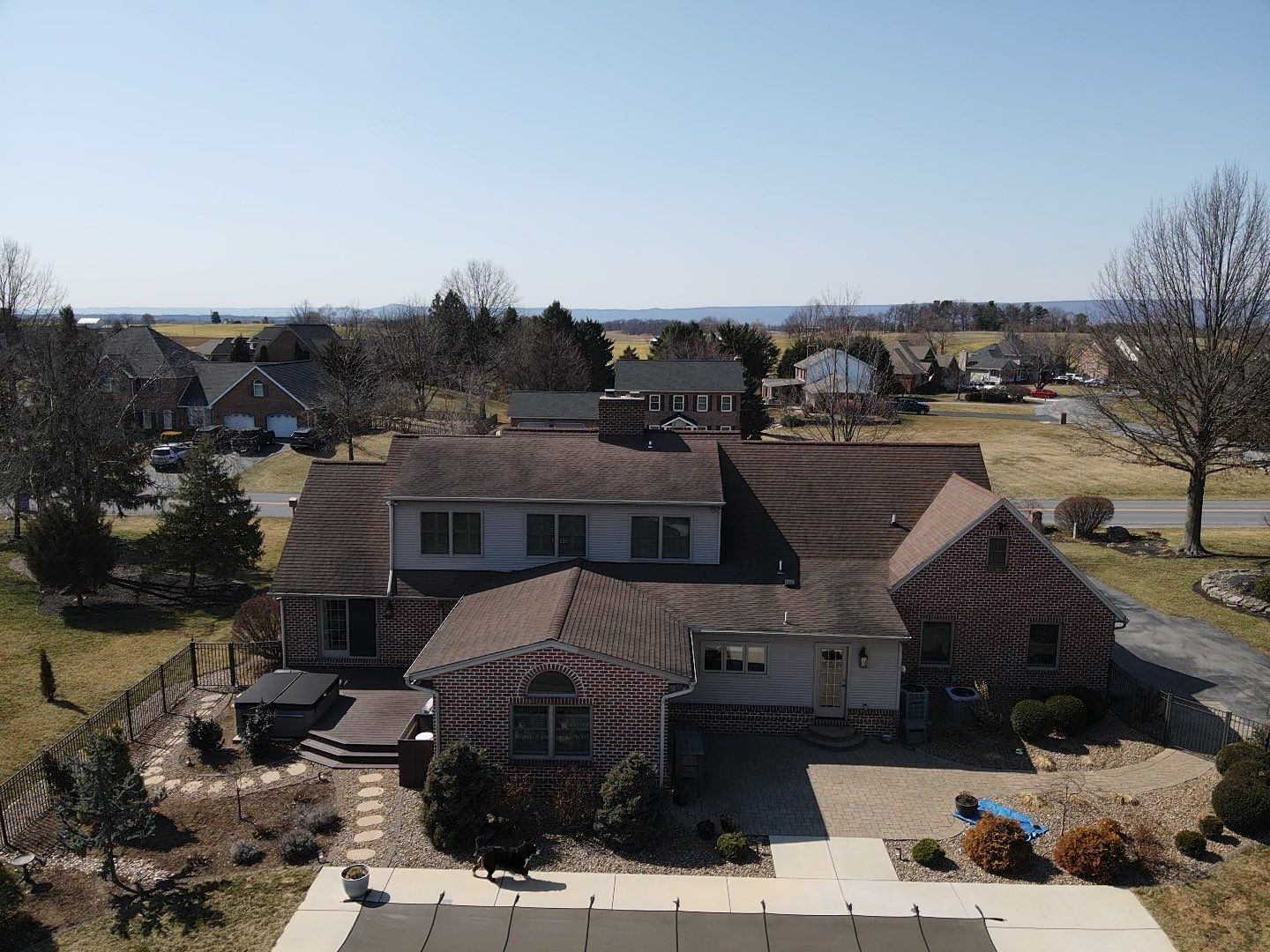Roof Installation using Gaf Hdz Architectural Shingle - Hickory by Teflon Roofing