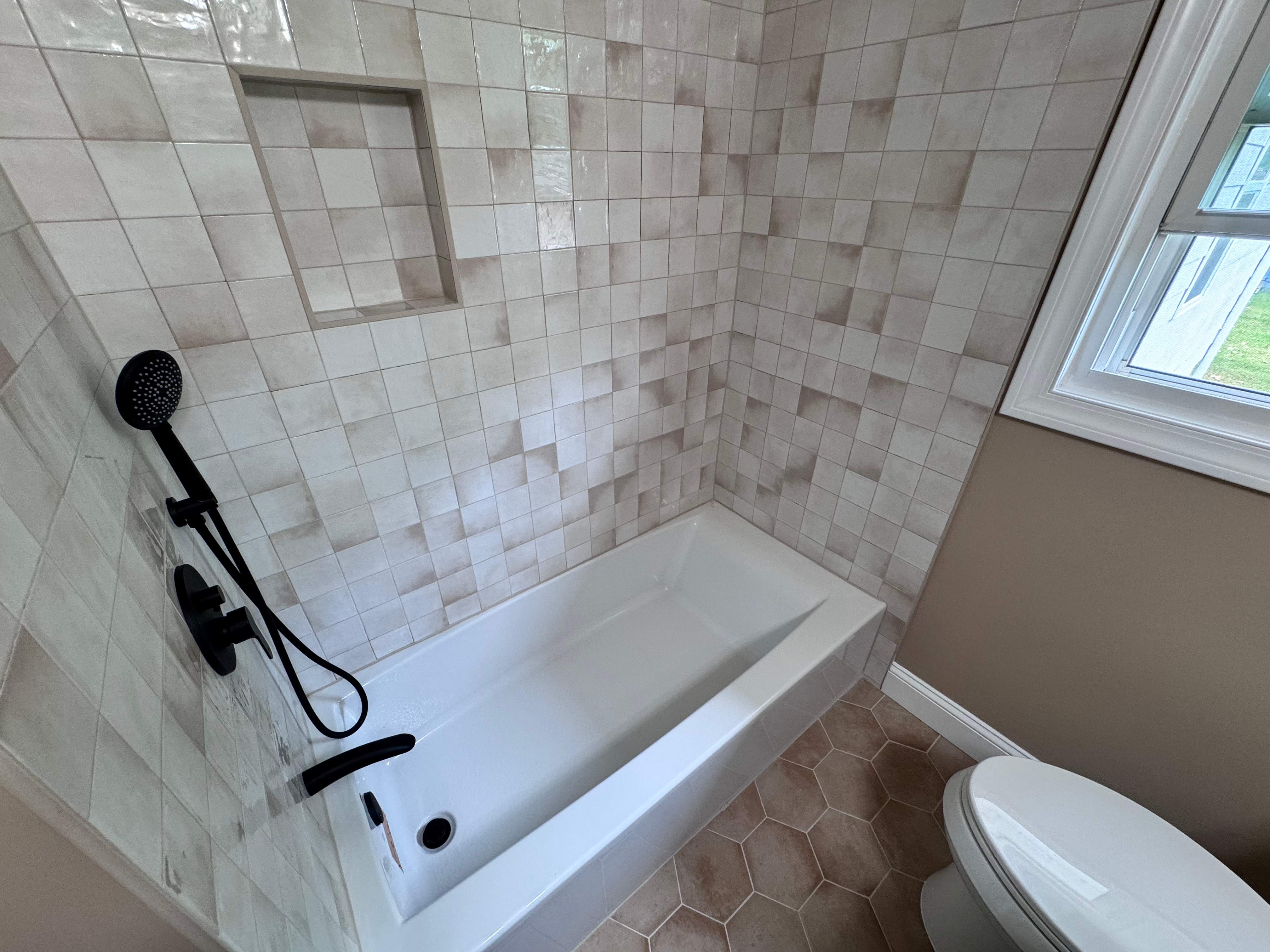 Hall bathroom renovation by Prudencio